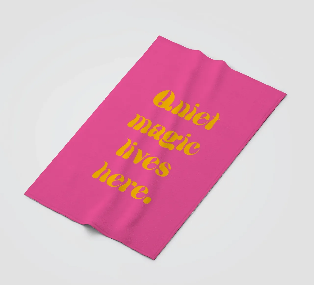 Quite magic lives here. coperta in pile da Fraysein Design