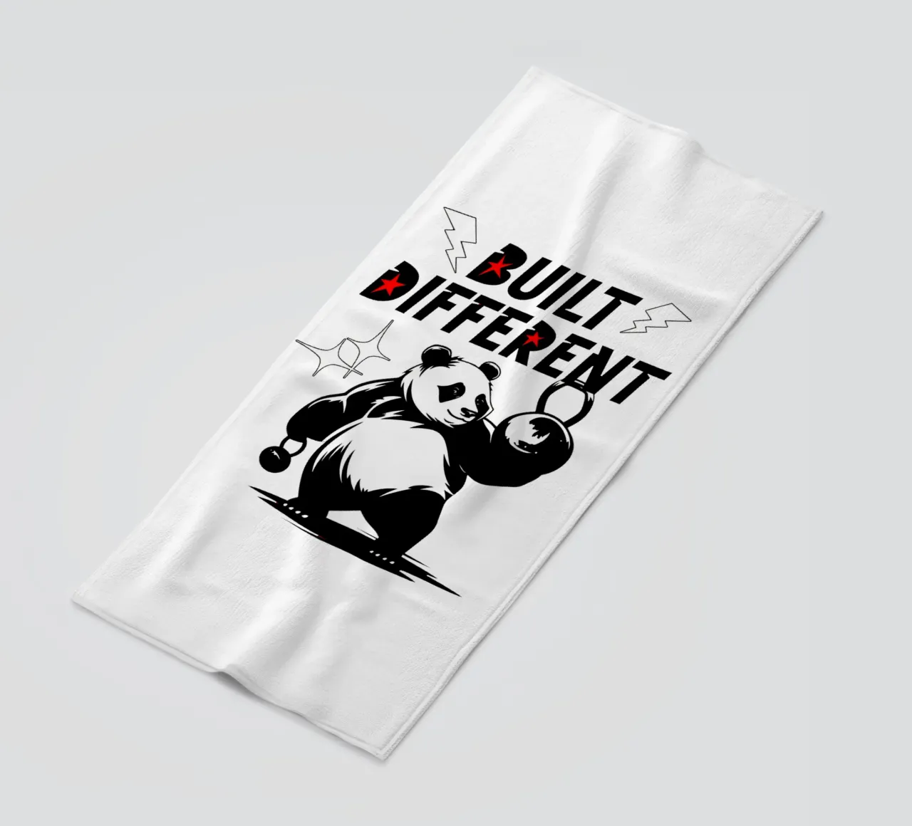 Palestra per panda carini costruita in modo diverso telo mare da Cute
