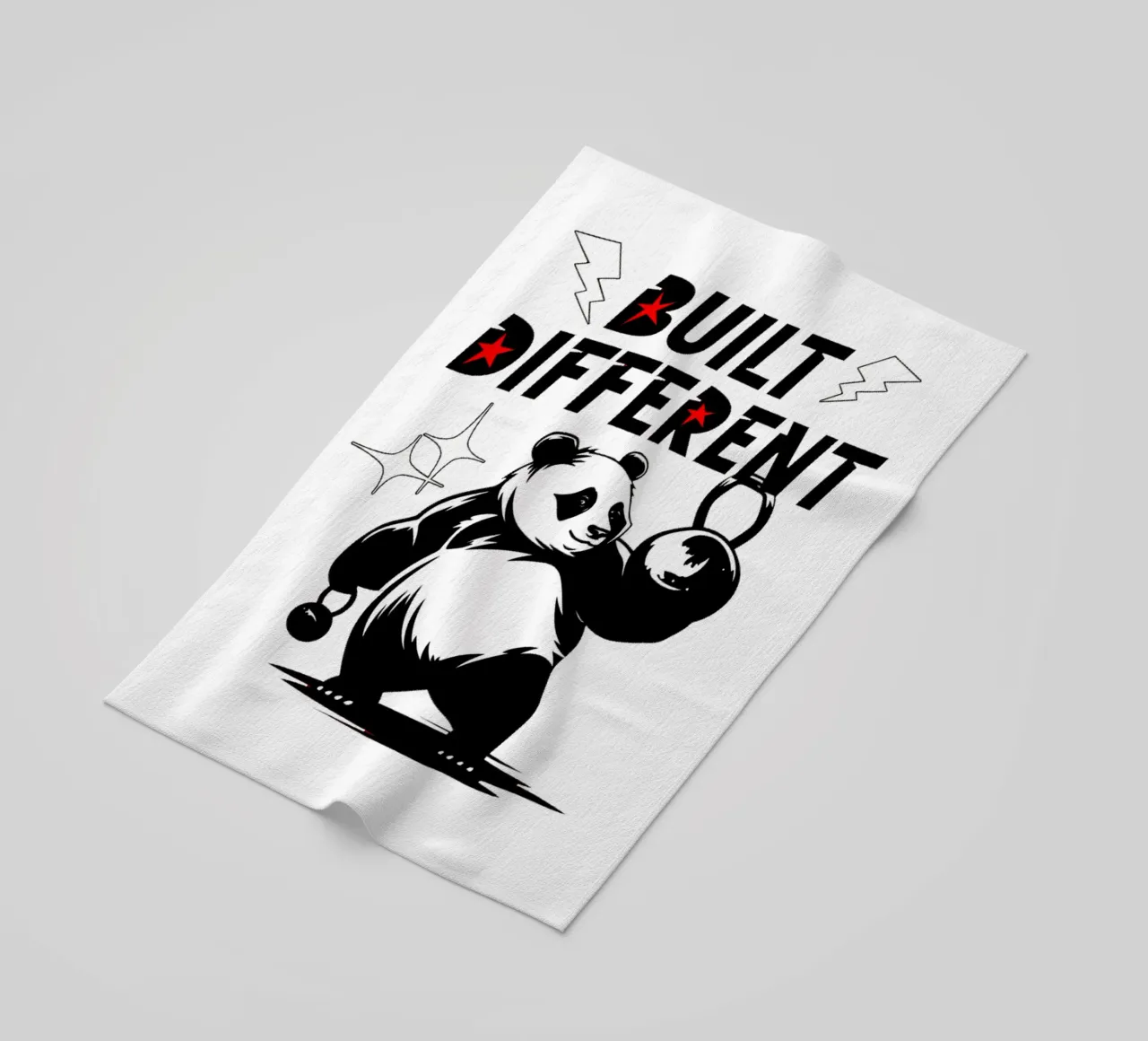 Palestra per panda carini costruita in modo diverso telo mare da Cute