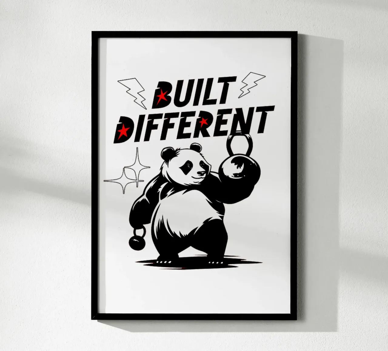 Palestra per panda carini costruita in modo diverso carta hahnemühle da Cute