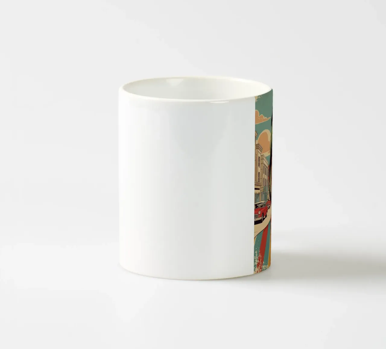 Billie Eilish vintage style ceramic mug by Lembayung art