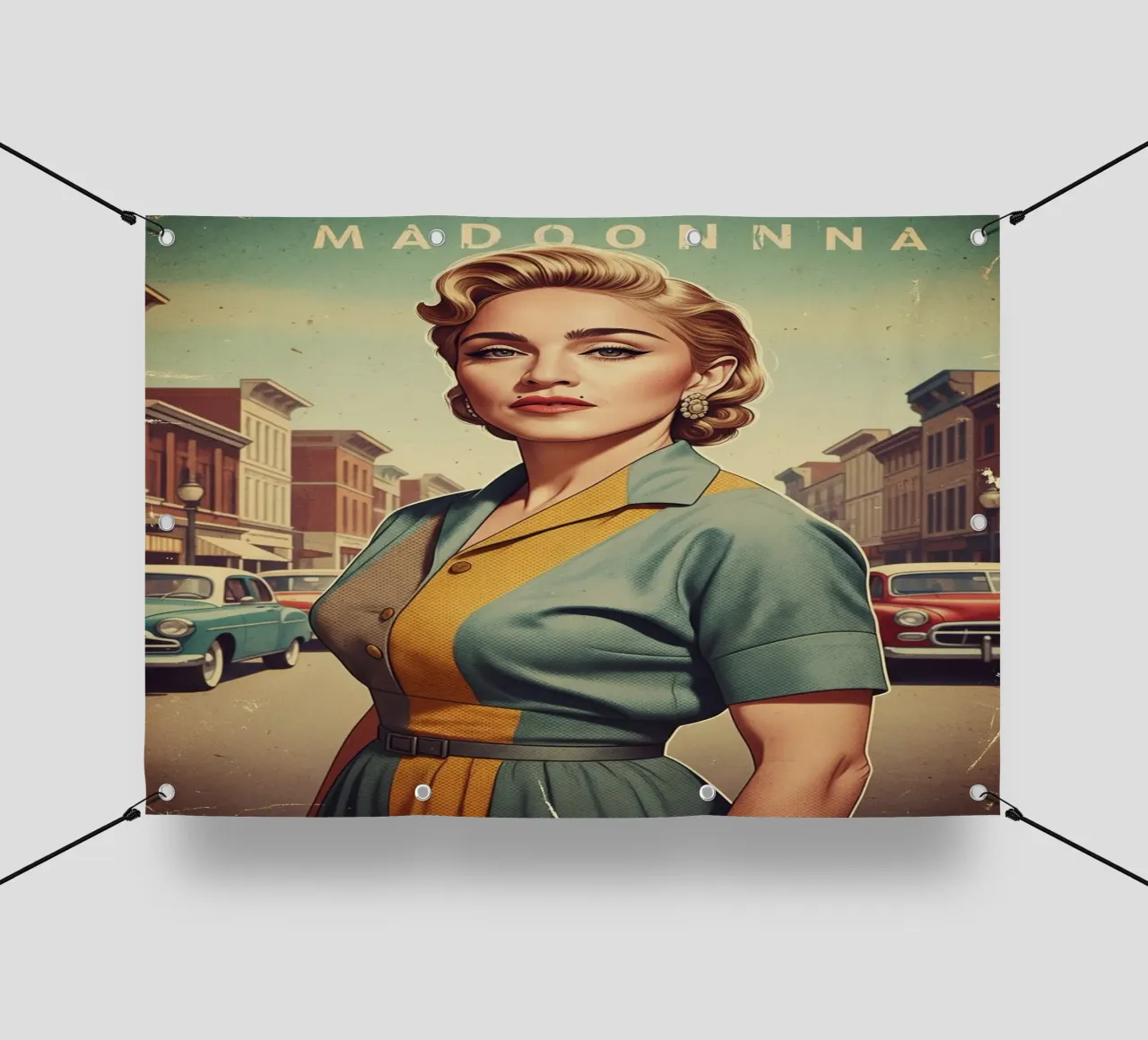 Madonna vintage style pvc cover by Lembayung art