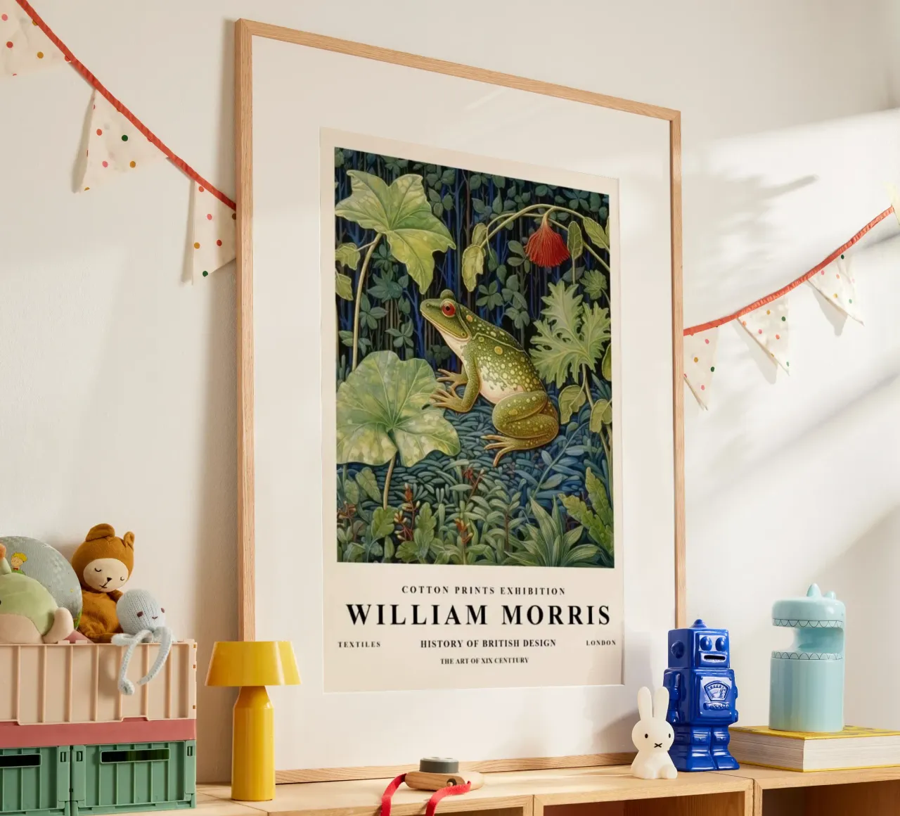 frog in the middle of the forest with leaves hahnemühle by Ropech Shop