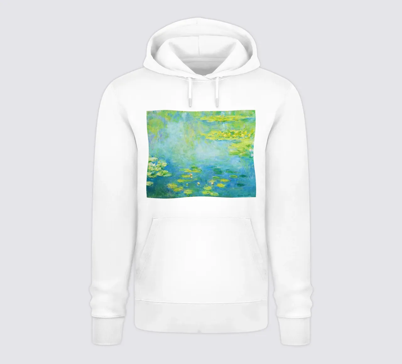 Ninfee di Claude Monet felpa con cappuccio da Art History