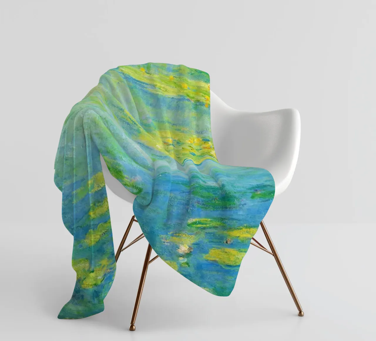 Ninfee di Claude Monet coperta in pile da Art History