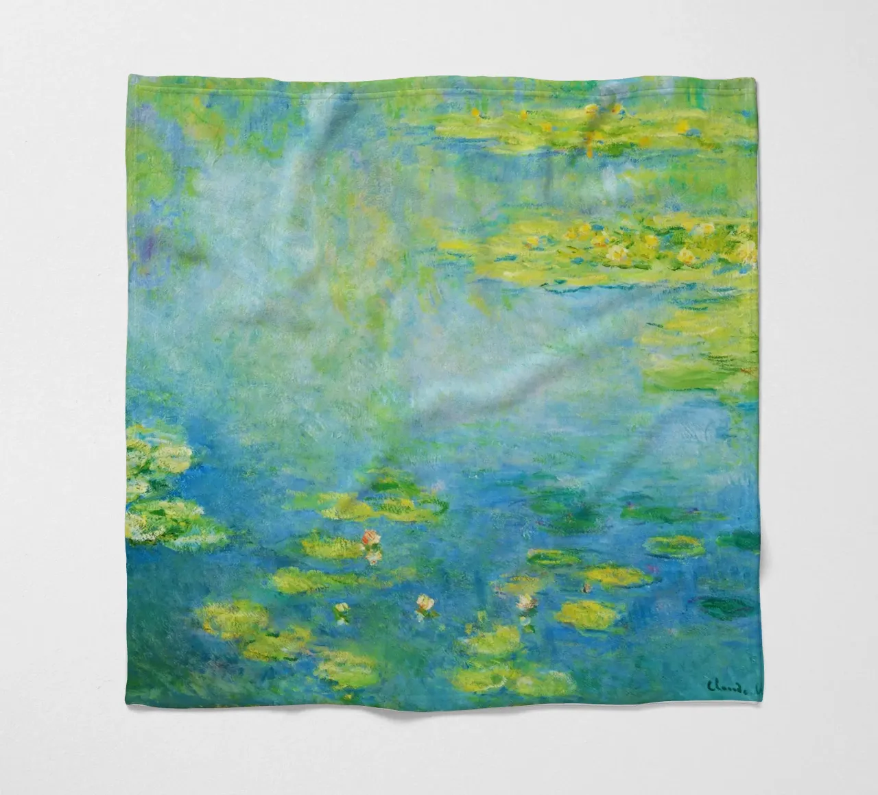 Ninfee di Claude Monet coperta in pile da Art History