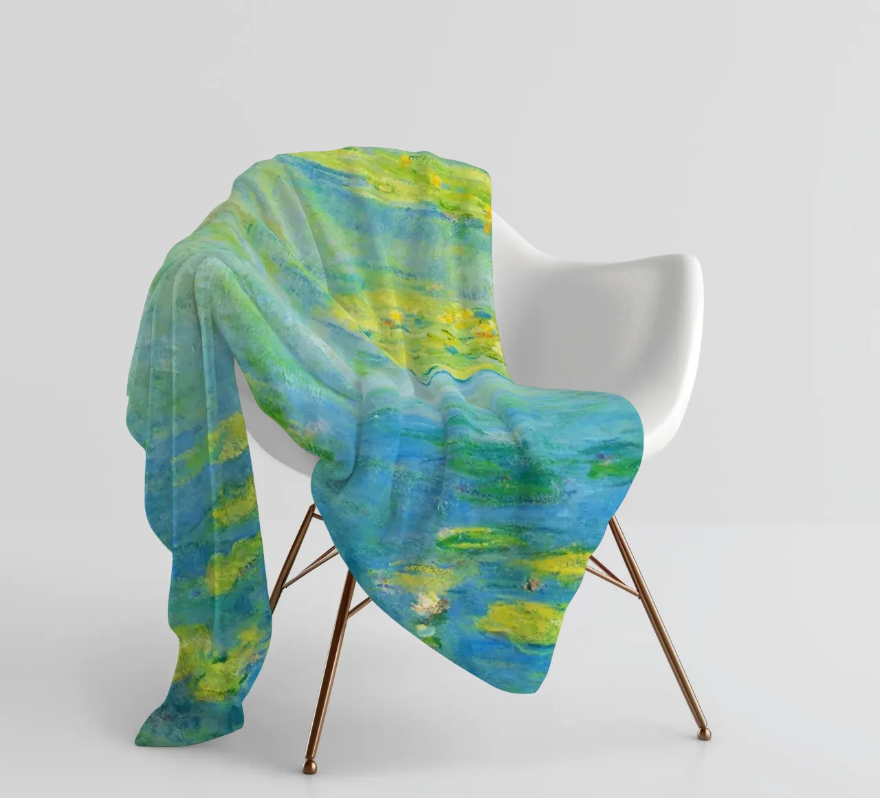 Ninfee di Claude Monet coperta in pile da Art History