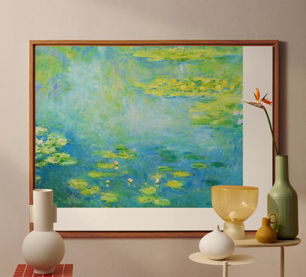 Ninfee di Claude Monet alluminio dibond da Art History