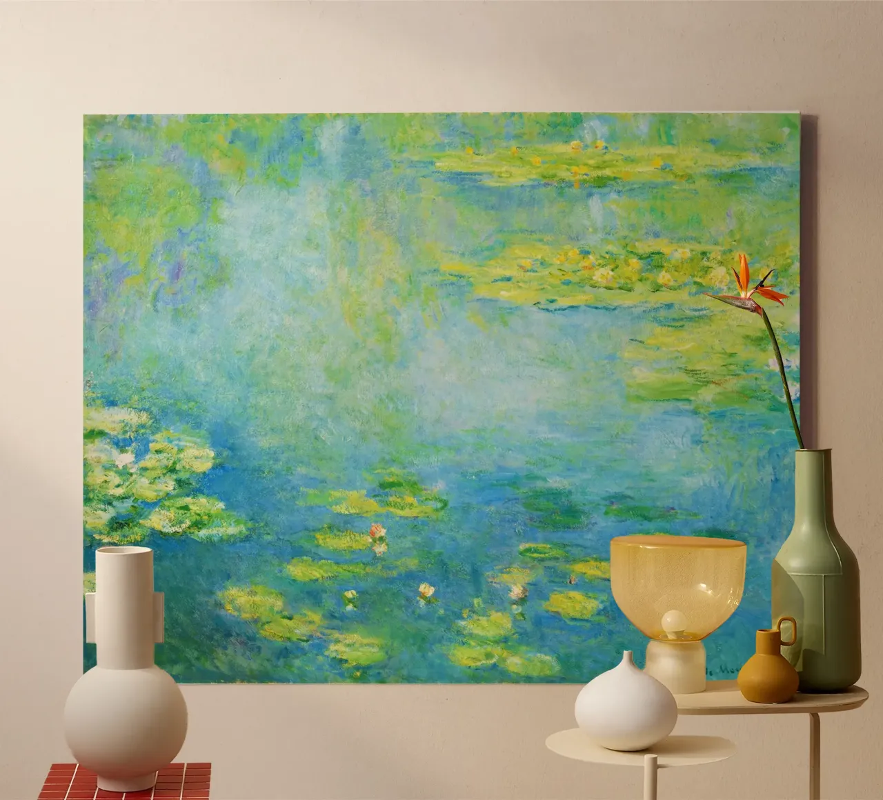 Ninfee di Claude Monet tela da Art History