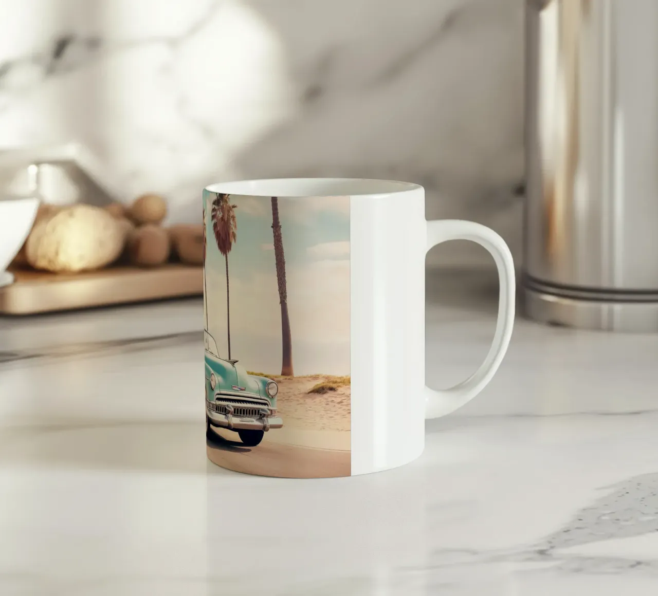 On The California Road tazza in ceramica da robertmotoiart