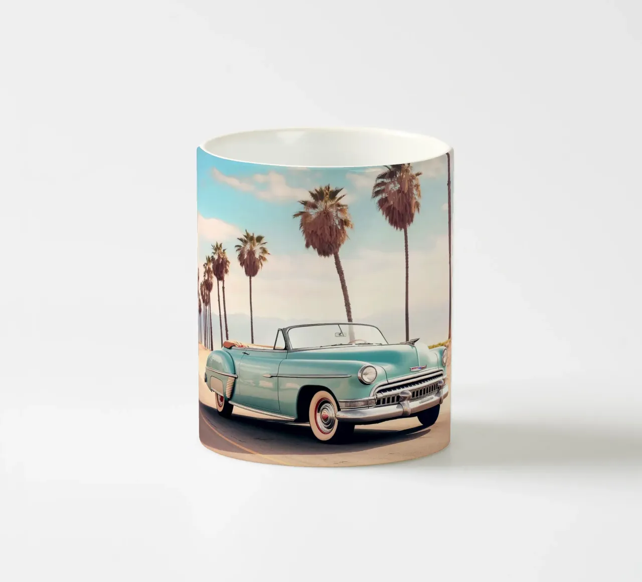 On The California Road tazza in ceramica da robertmotoiart