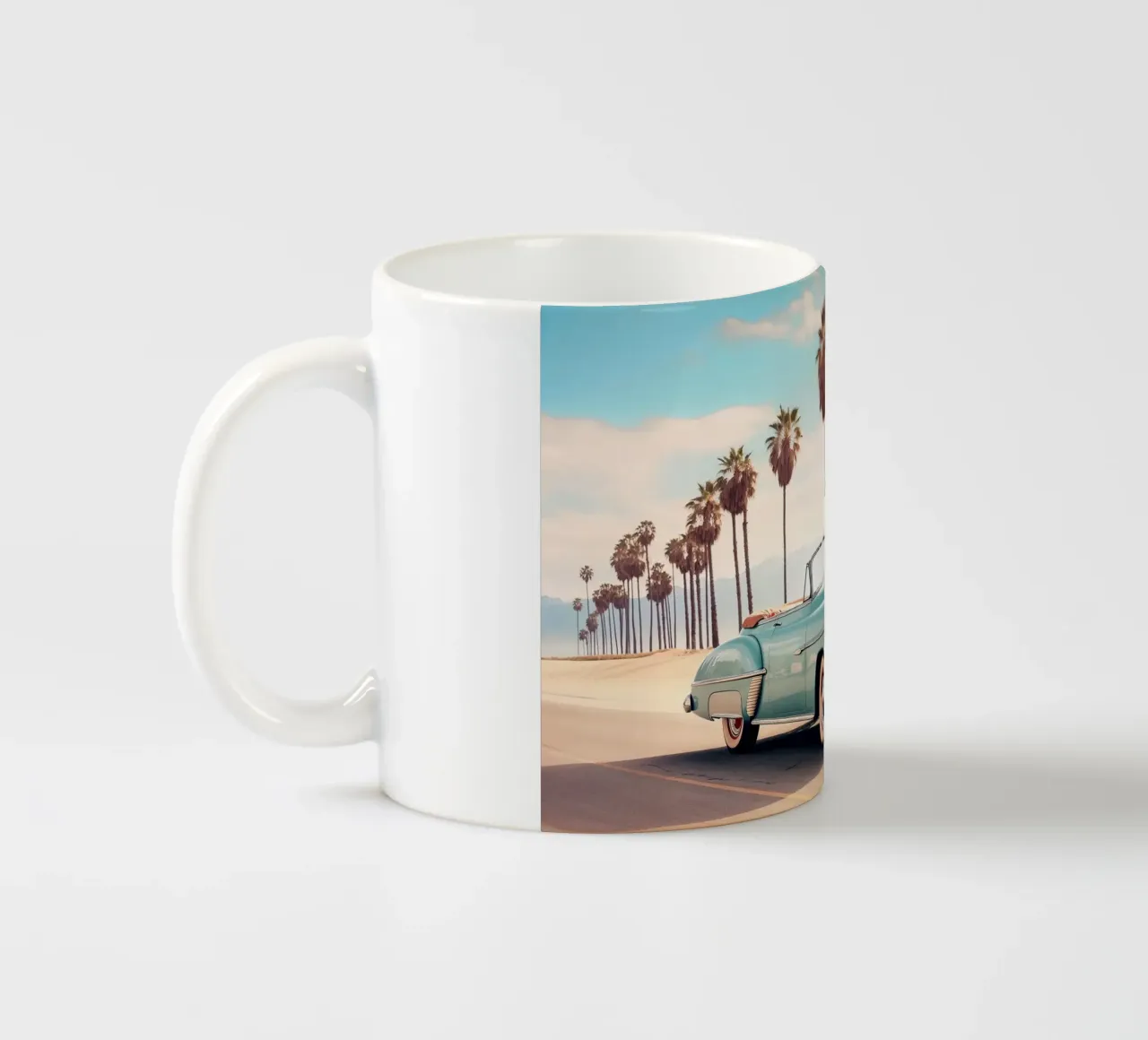 On The California Road tazza in ceramica da robertmotoiart