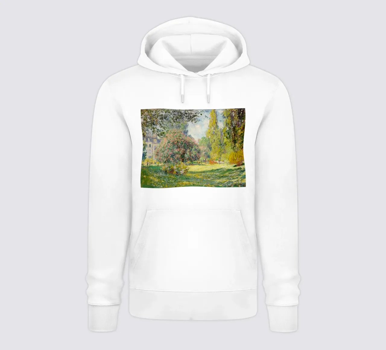 Il parco Monceau (1876) di Claude Monet felpa con cappuccio da Art History