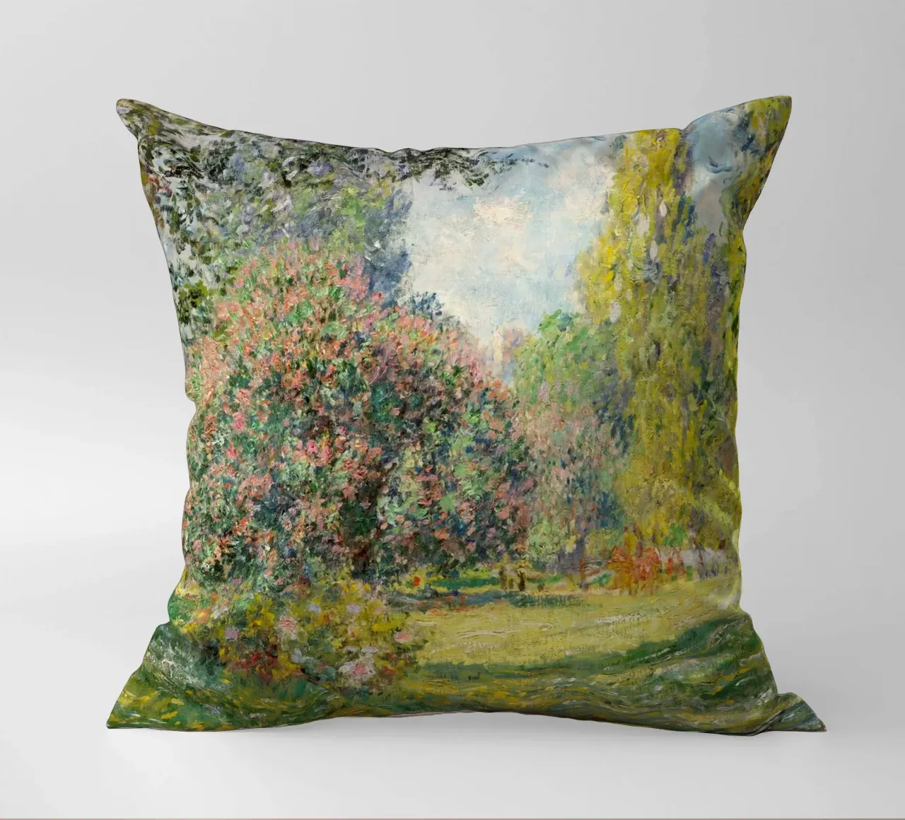Il parco Monceau (1876) di Claude Monet cuscino da Art History