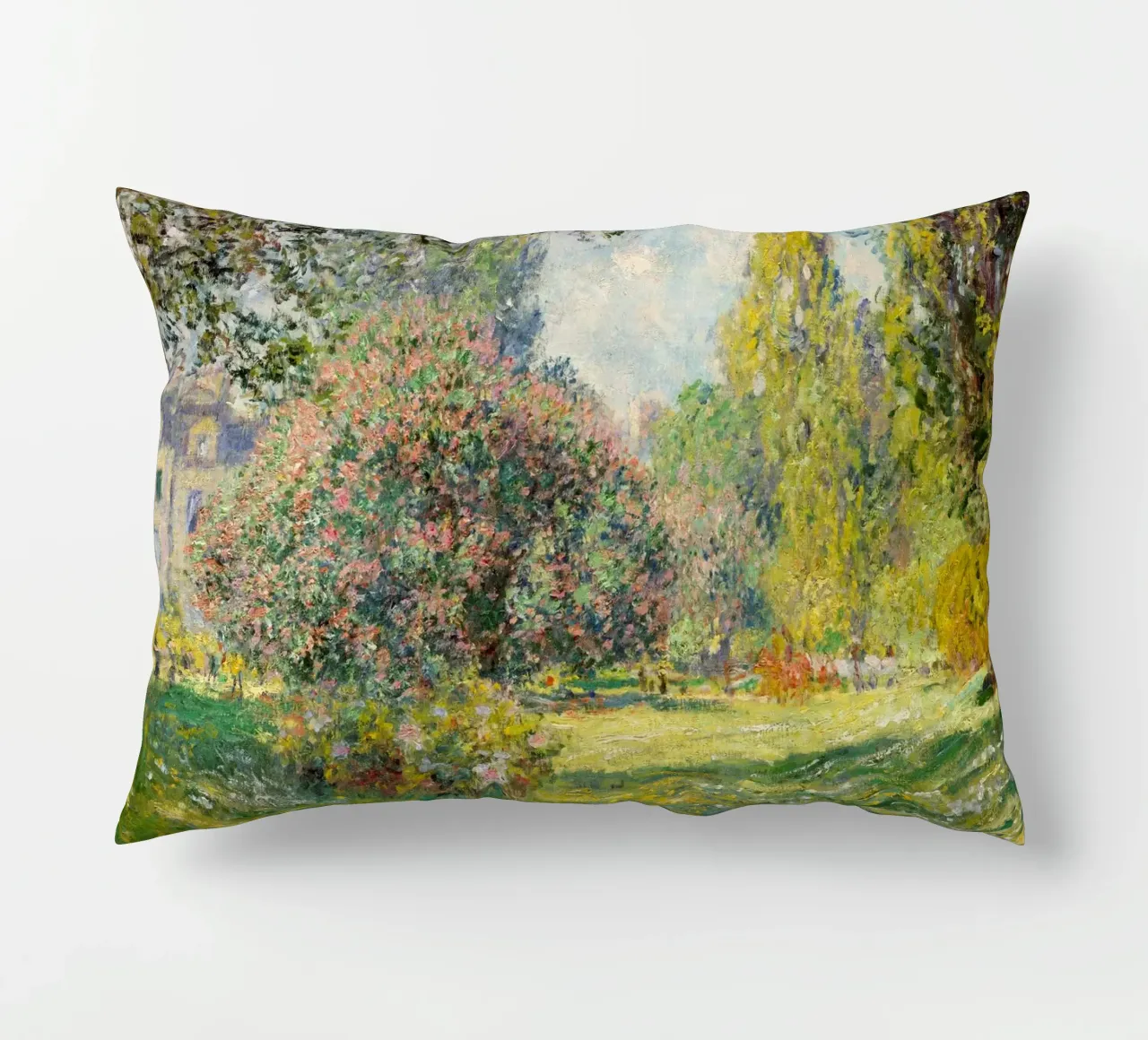 Il parco Monceau (1876) di Claude Monet cuscino da Art History