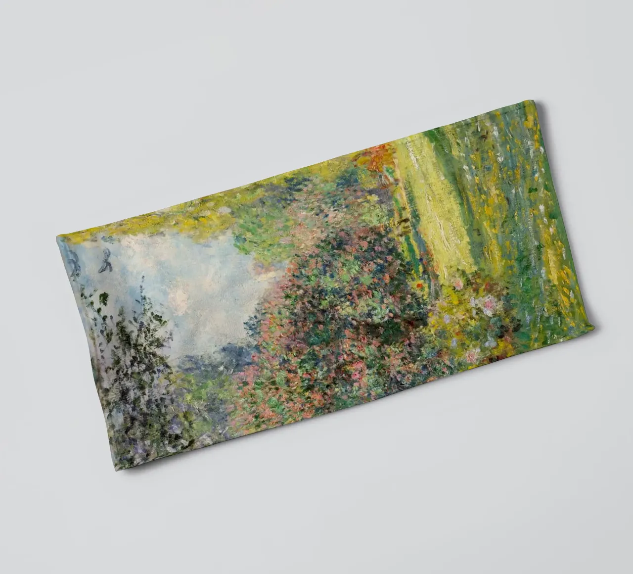 The Parc Monceau (1876) by Claude Monet towel by Art History