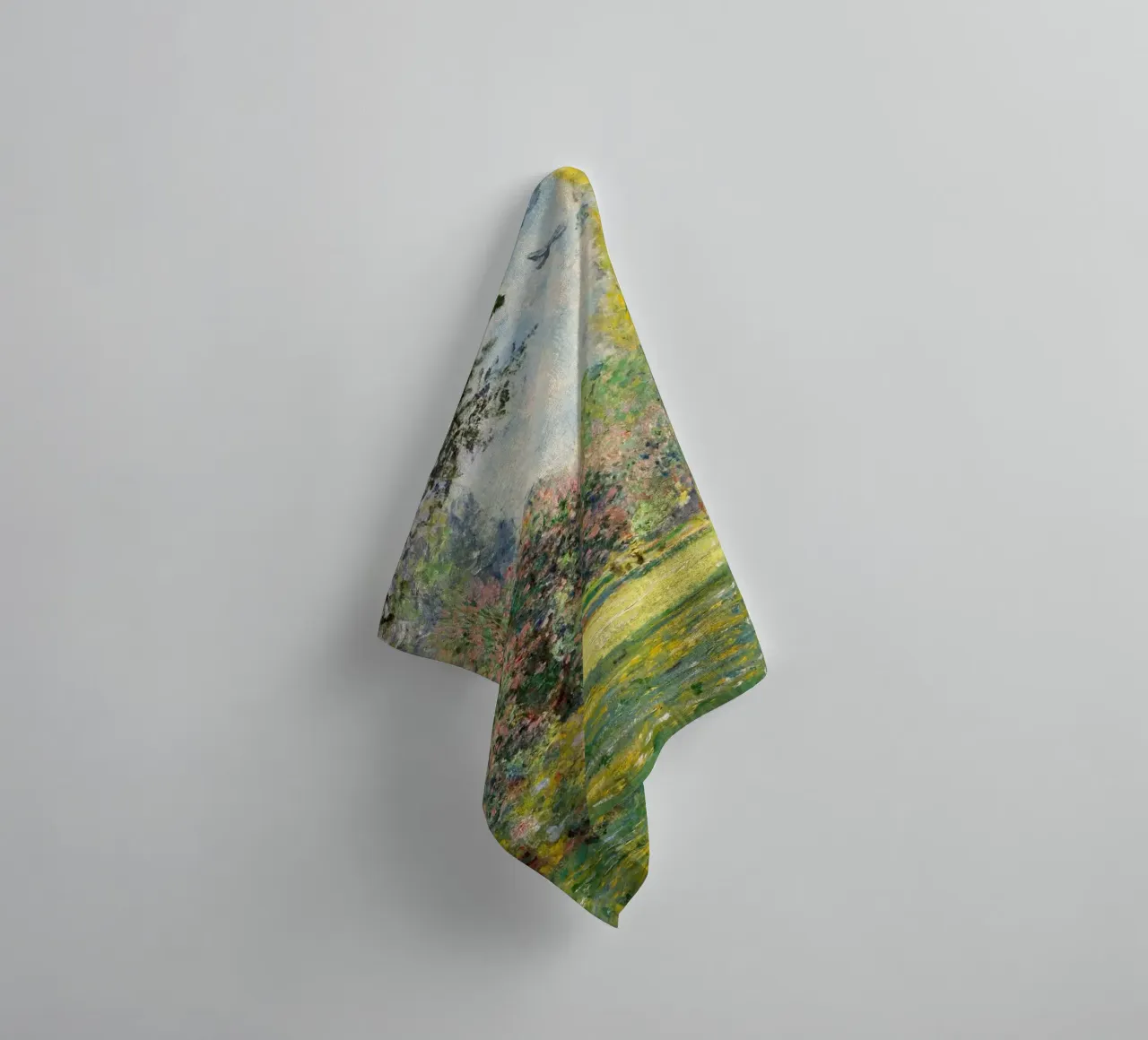 The Parc Monceau (1876) by Claude Monet towel by Art History
