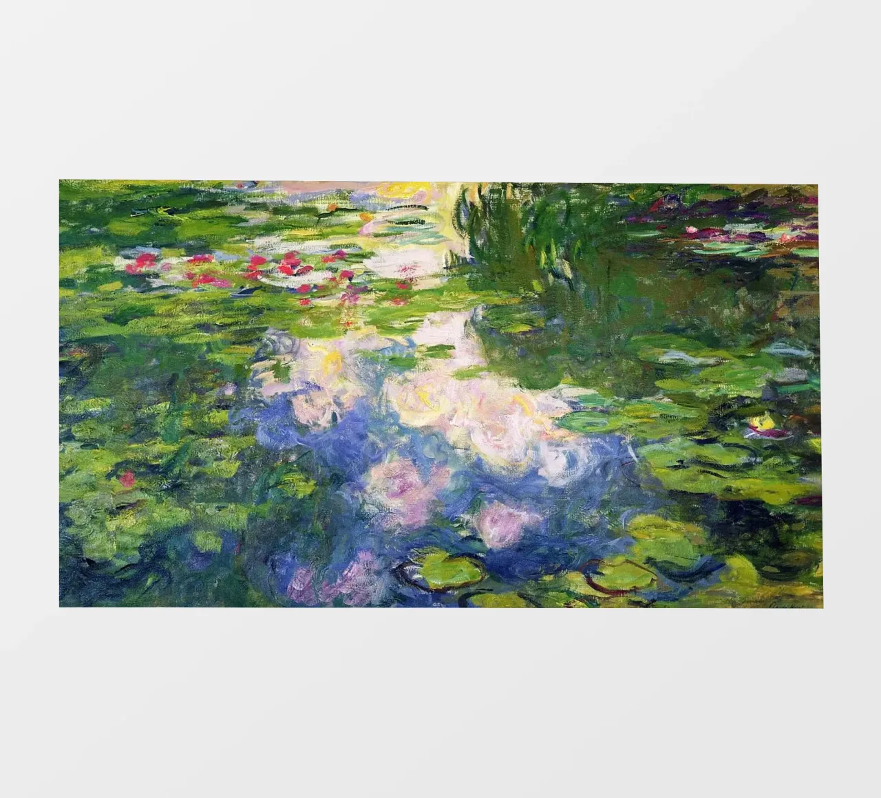 Lo stagno delle ninfee (1897) di Claude Monet telo in pvc da Art History