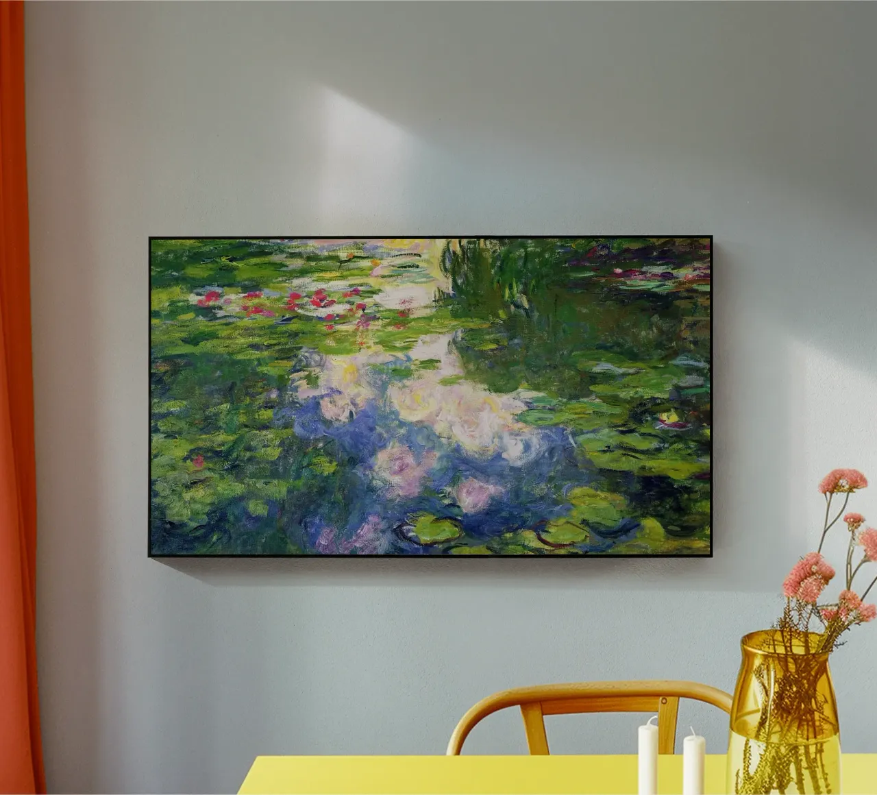The Water Lily Pond (1897) by Claude Monet acrylic glass by Art History