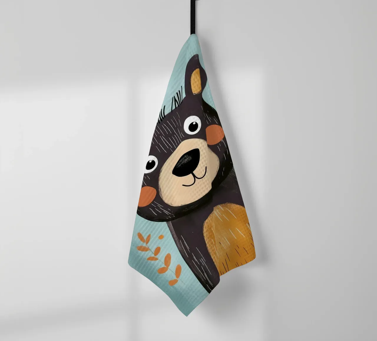 Orsetto carino dei cartoni animati canovaccio da cucina da E Cannon