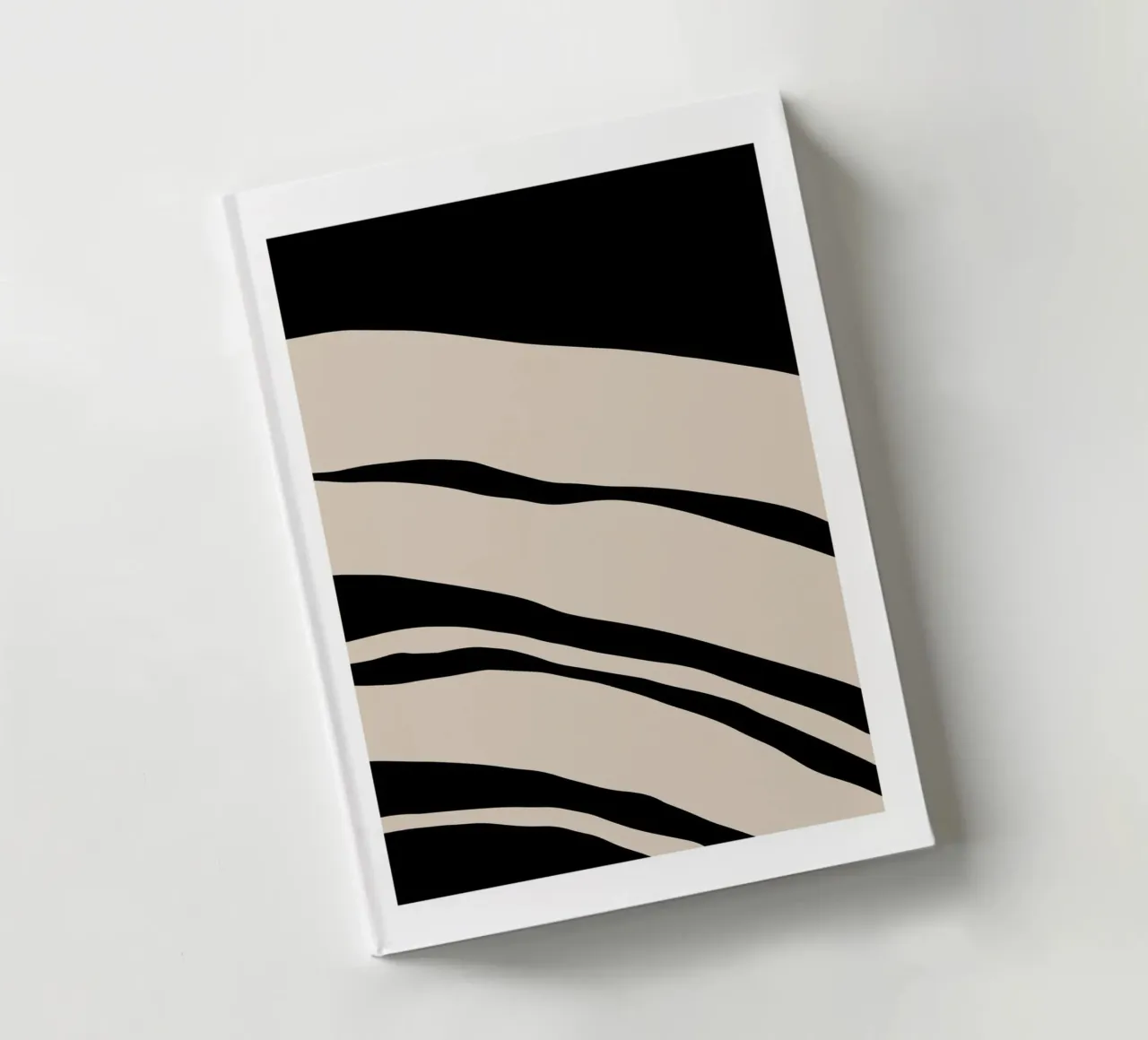 Abstract Lines Contour Wall Art notebook by vintageshop