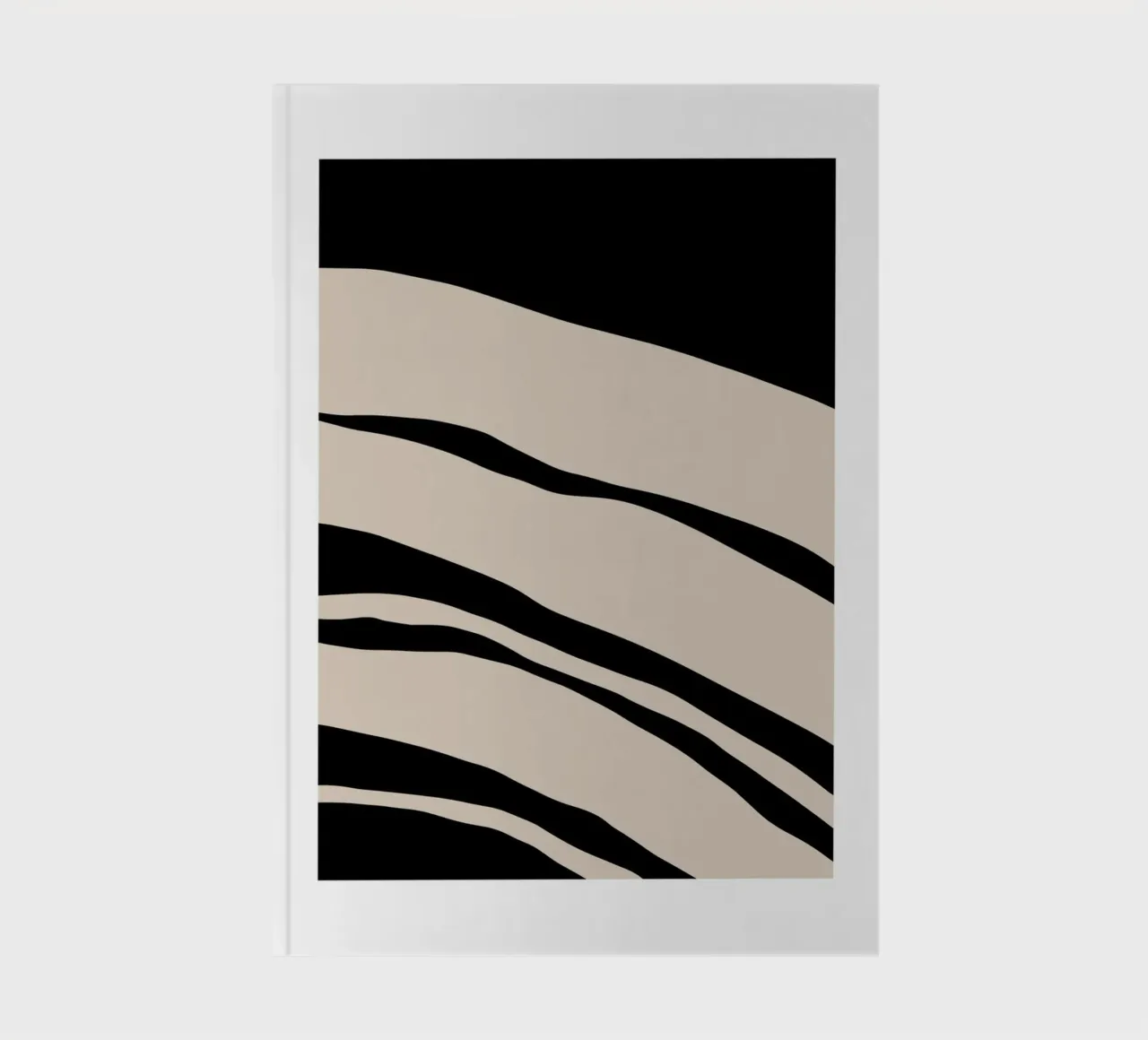 Abstract Lines Contour Wall Art notebook by vintageshop