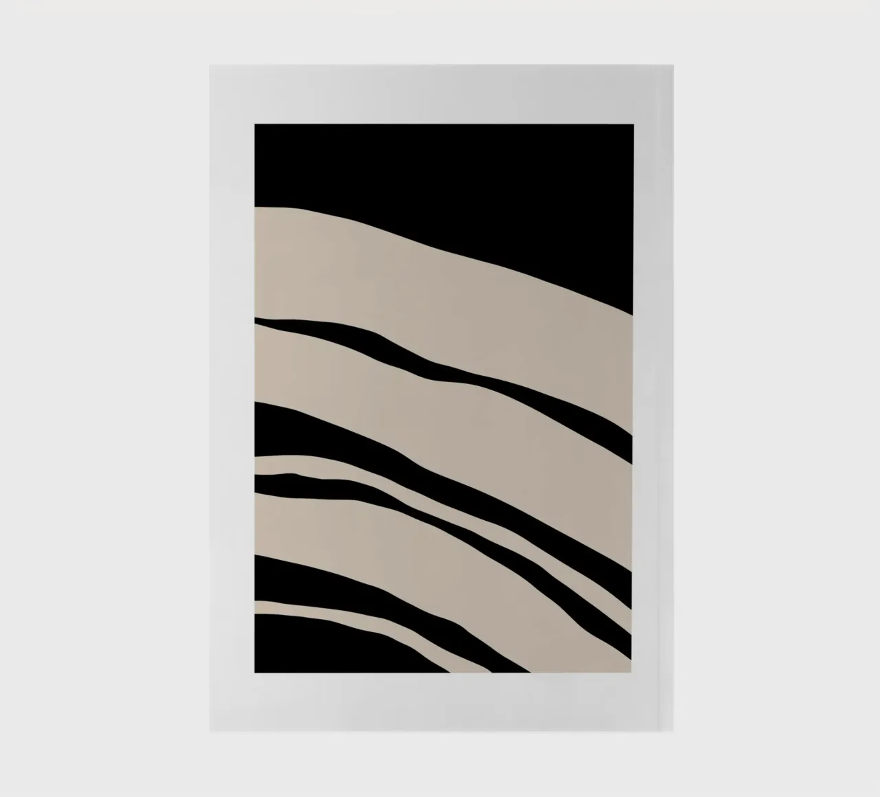 Abstract Lines Contour Wall Art notebook by vintageshop