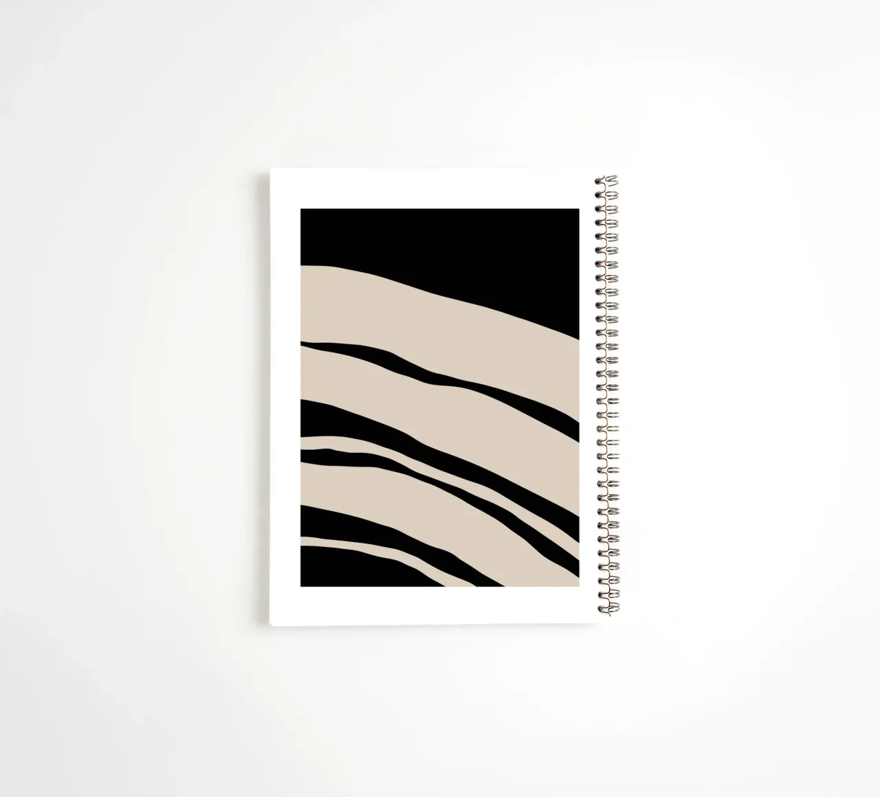 Abstract Lines Contour Wall Art diario ad anelli da vintageshop