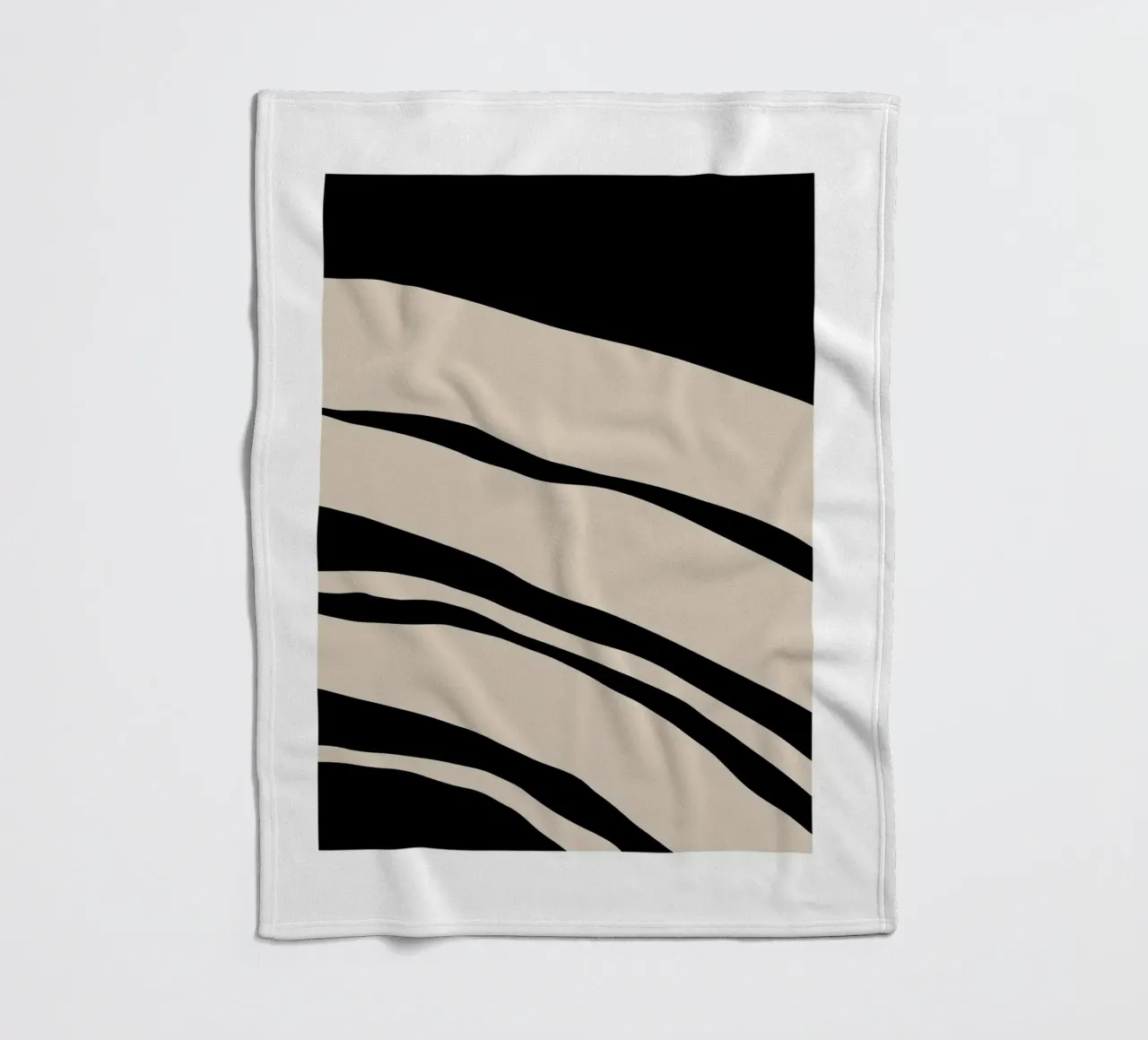 Abstract Lines Contour Wall Art coperta in pile da vintageshop