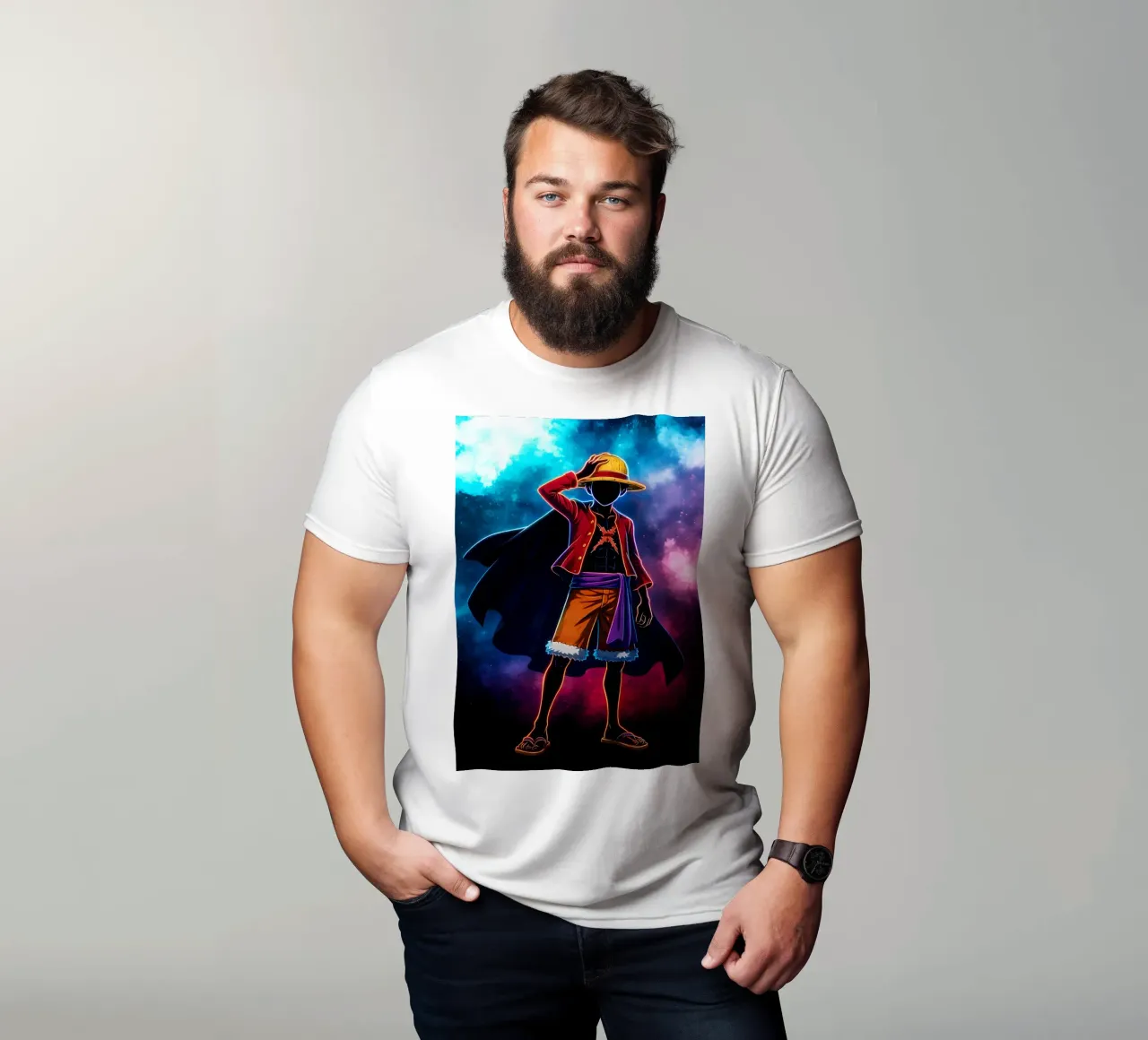 Soul Of One piece Monkey D. Luffy t-shirt da DGSoulheroes