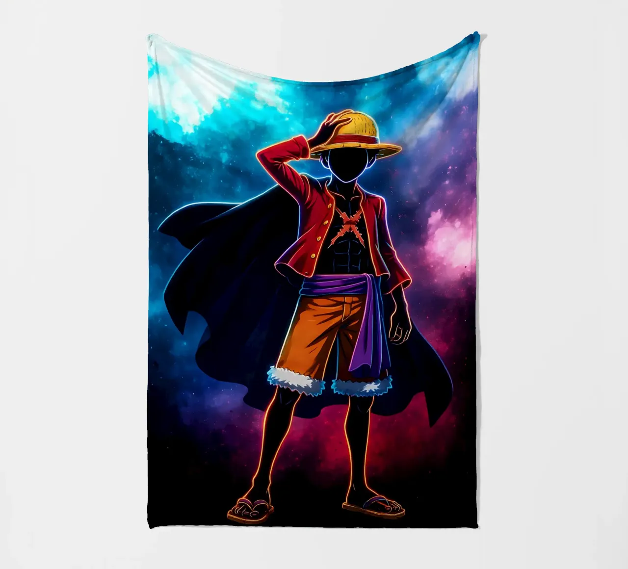 Soul Of One piece Monkey D. Luffy coperta in pile da DGSoulheroes