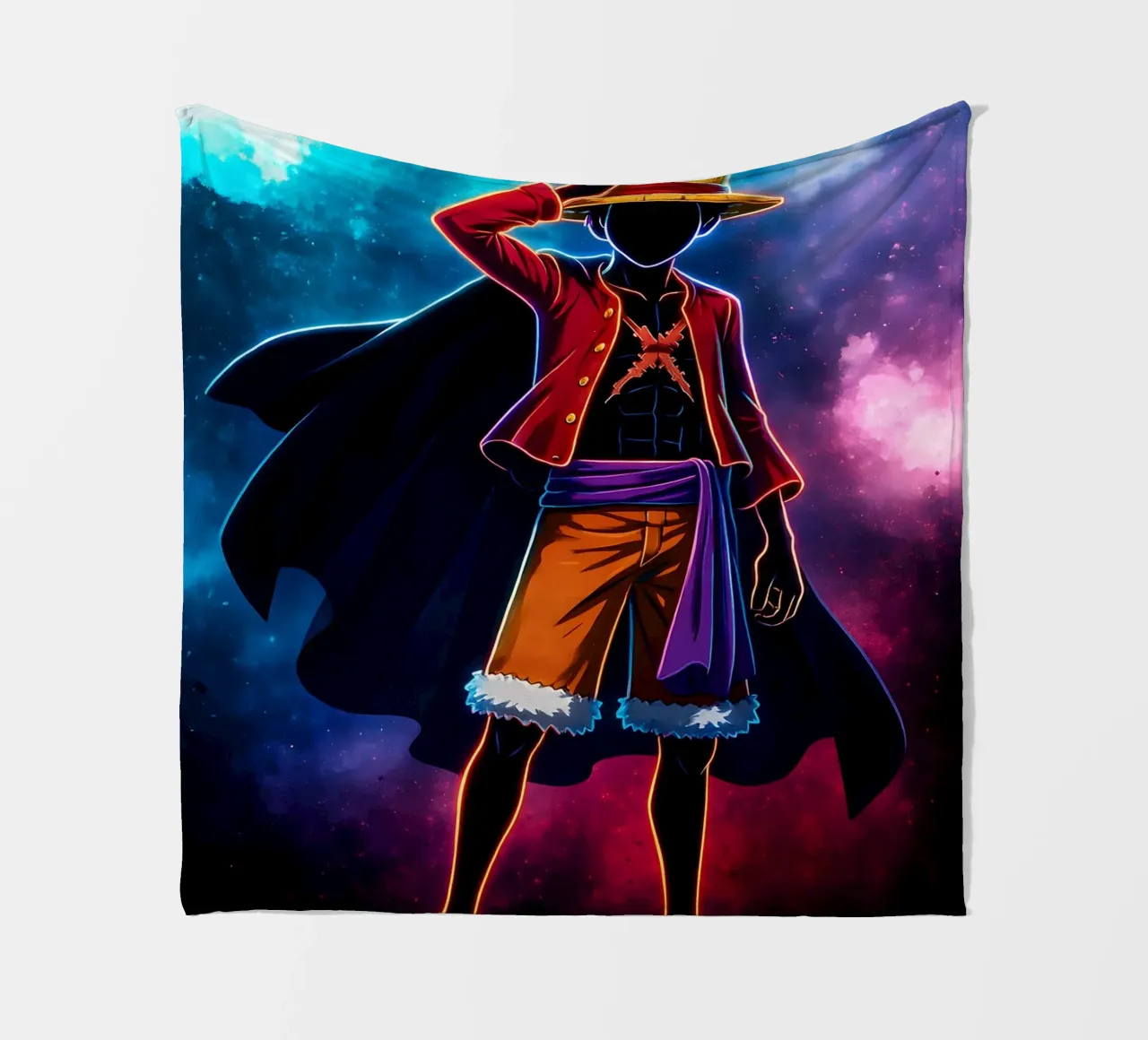 Soul Of One piece Monkey D. Luffy coperta in pile da DGSoulheroes