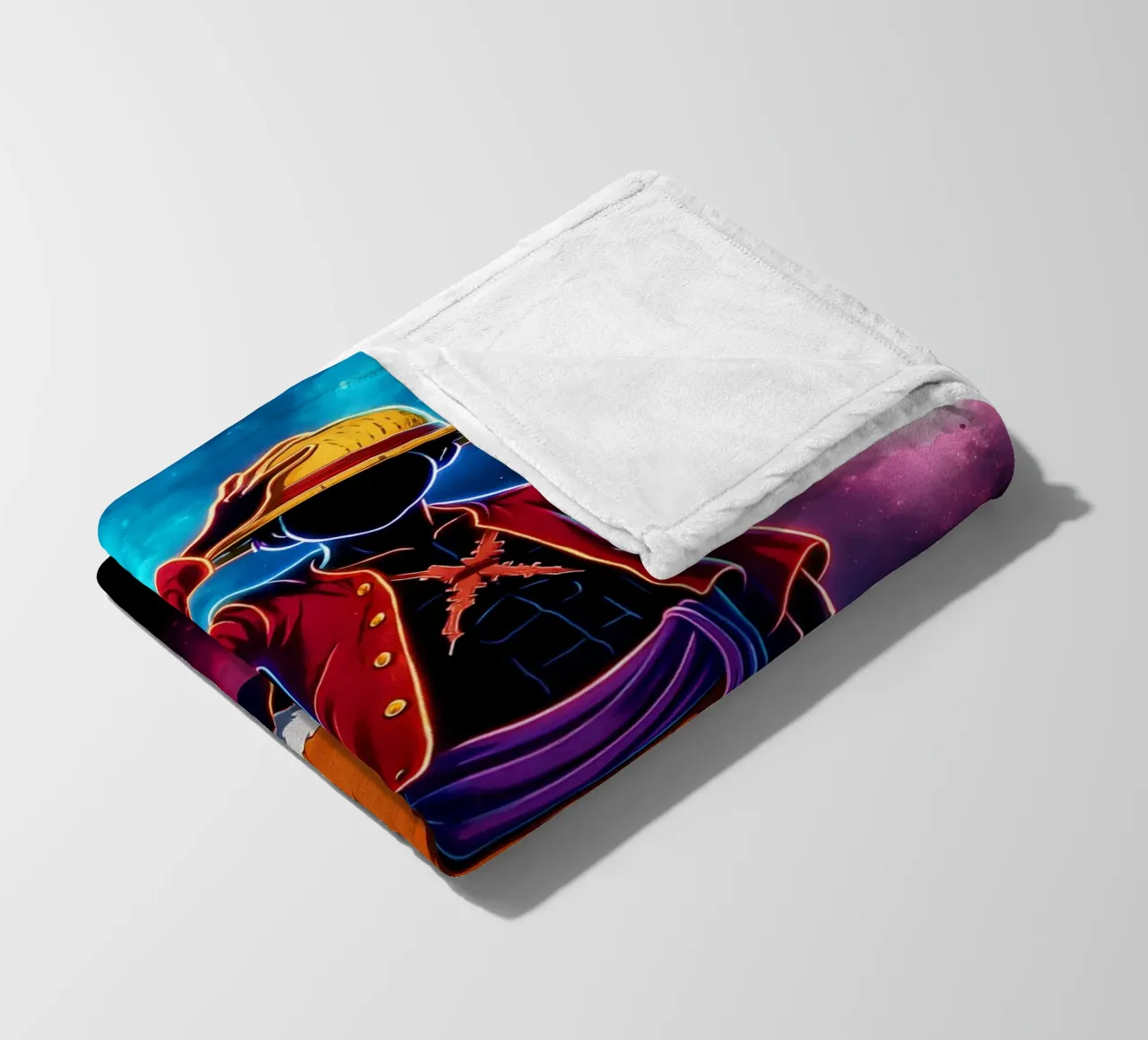 Soul Of One piece Monkey D. Luffy coperta in pile da DGSoulheroes
