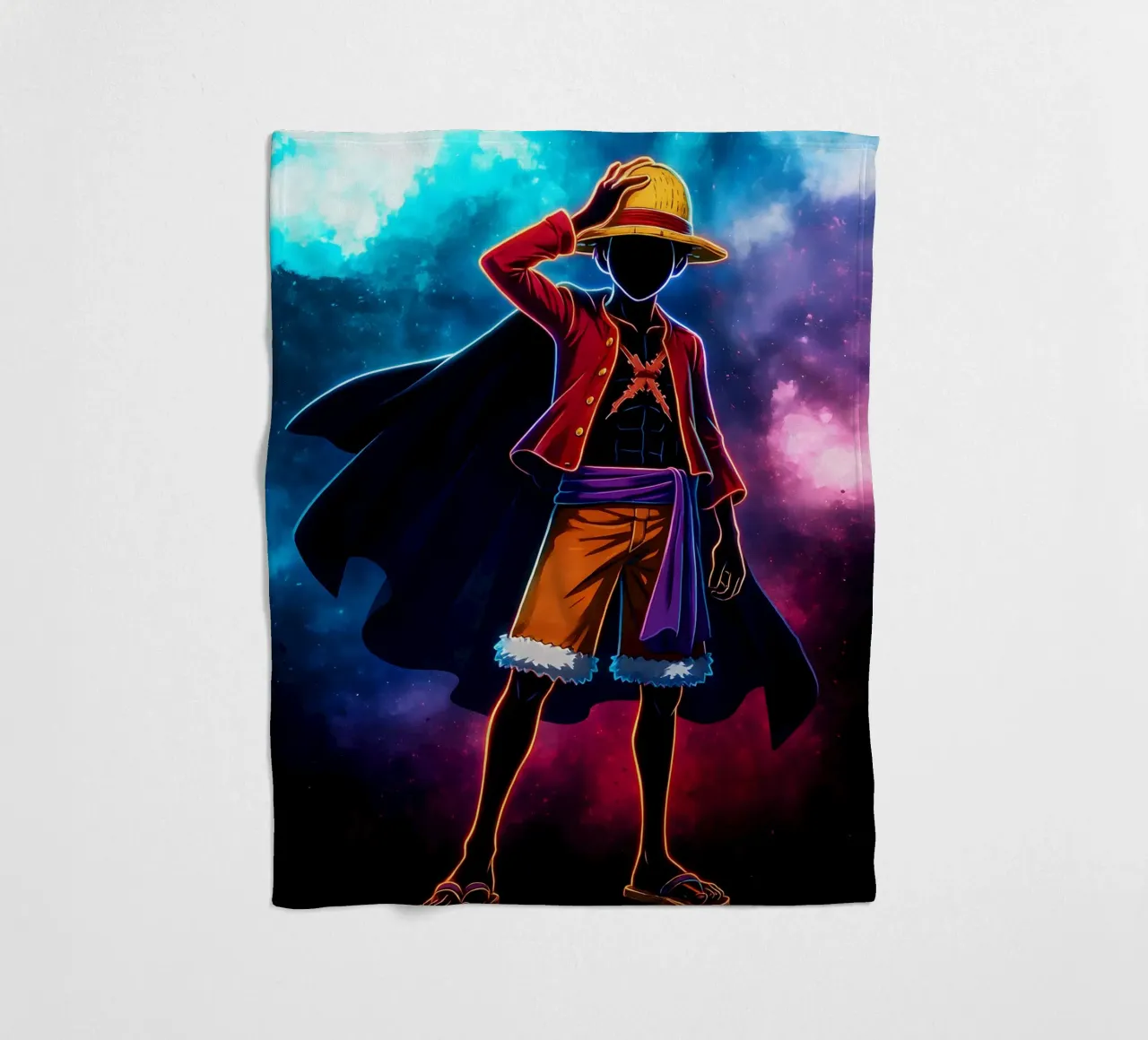 Soul Of One piece Monkey D. Luffy coperta in pile da DGSoulheroes