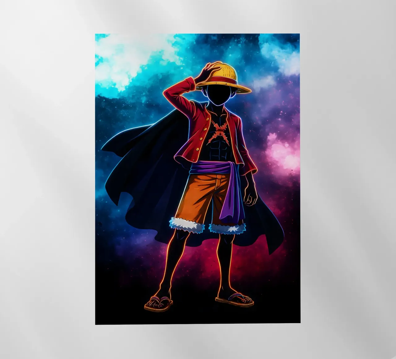 Soul Of One piece Monkey D. Luffy pellicola backlit da DGSoulheroes