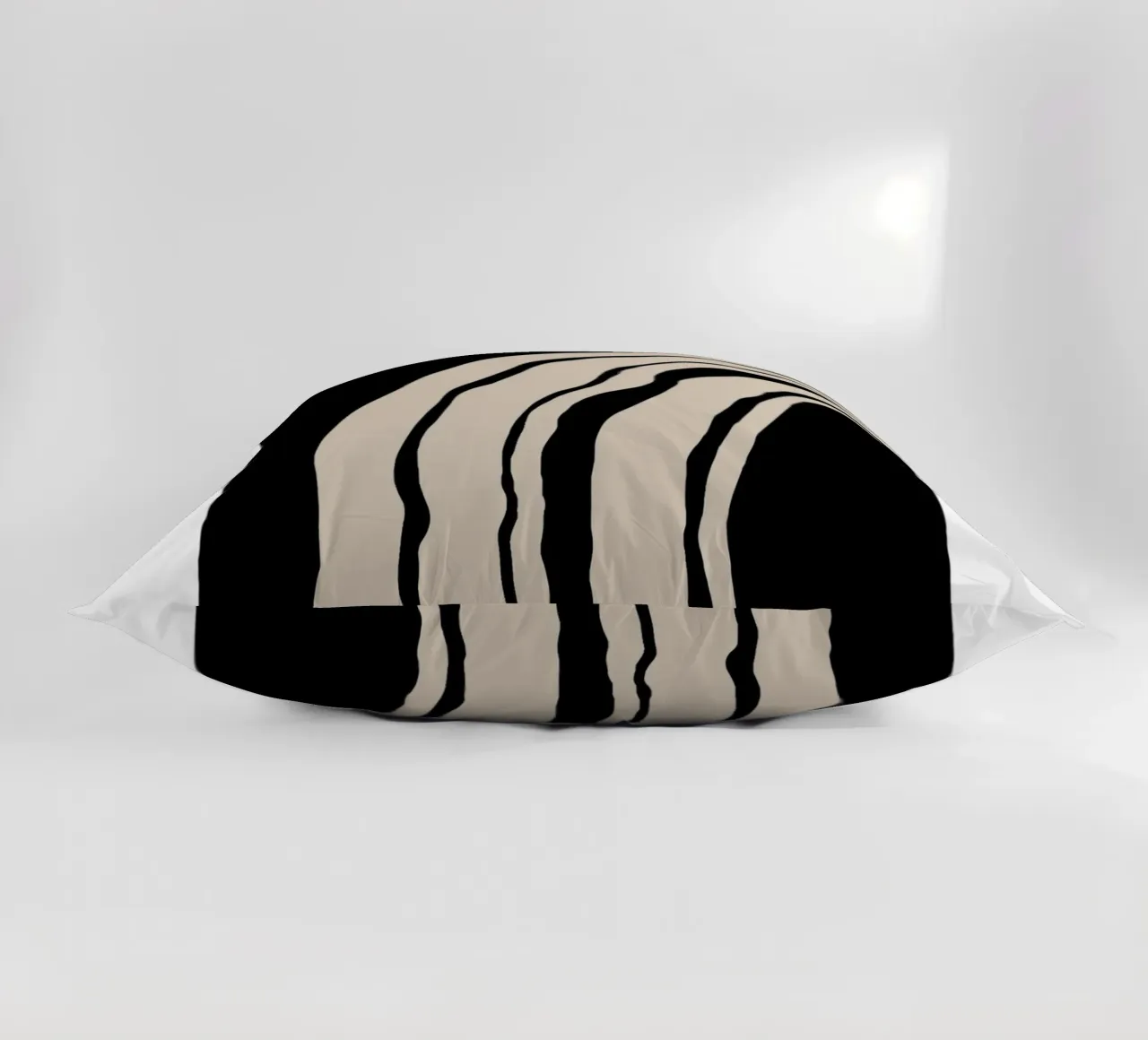 Abstract Lines Contour Wall Art 1 cuscino da vintageshop
