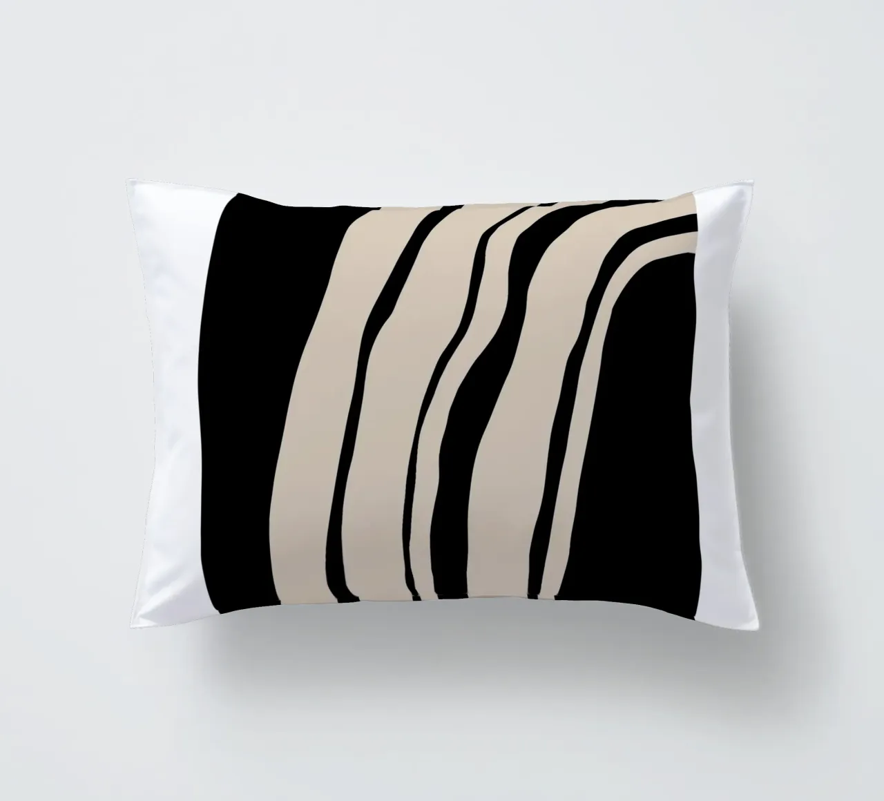 Abstract Lines Contour Wall Art 1 cuscino da vintageshop