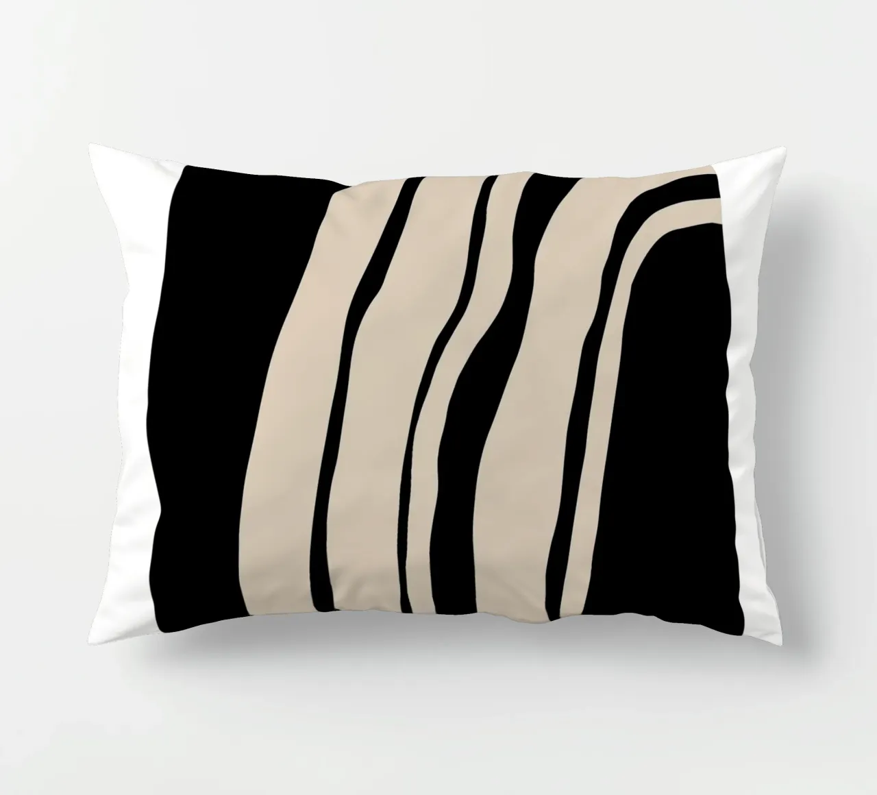 Abstract Lines Contour Wall Art 1 cuscino da vintageshop