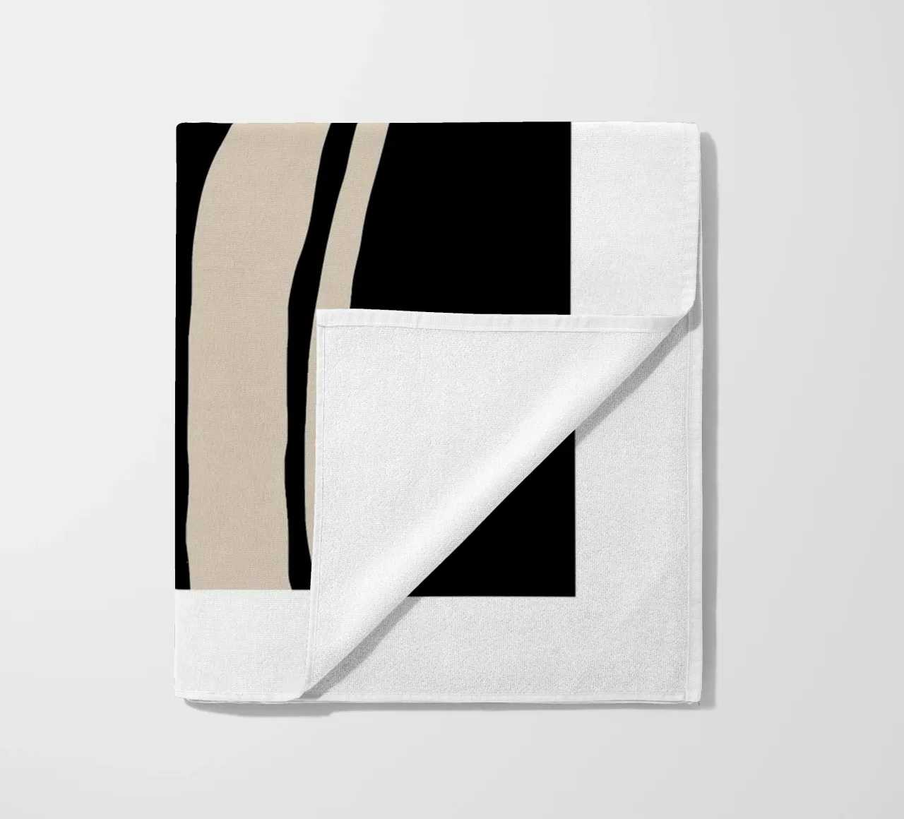 Abstract Lines Contour Wall Art 1 telo mare da vintageshop