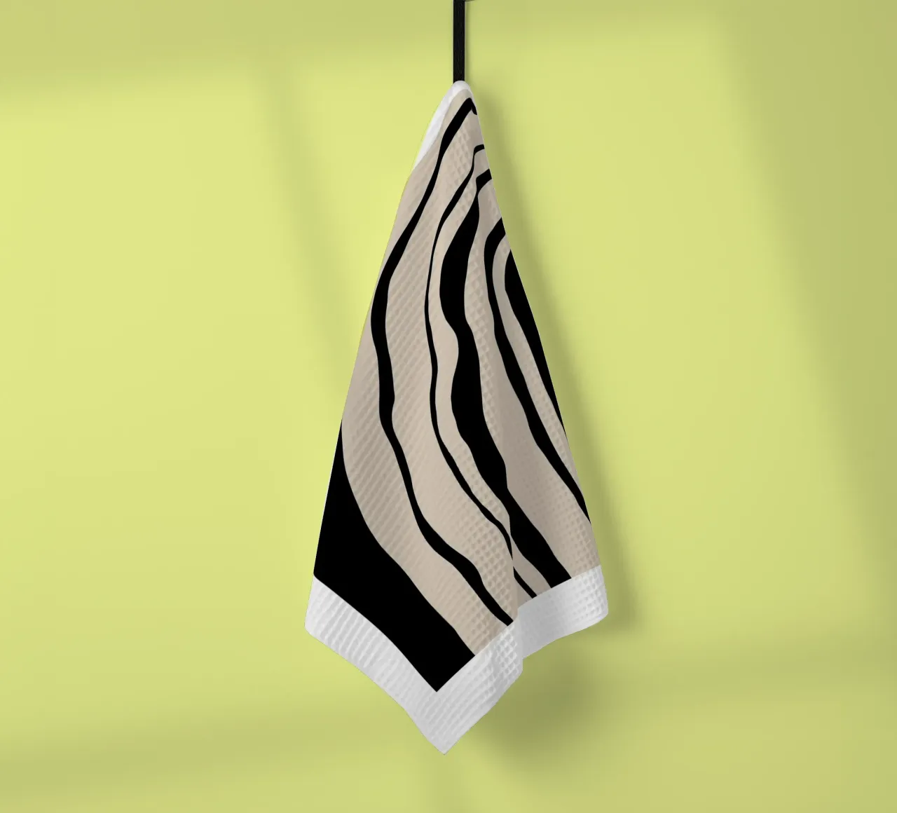 Abstract Lines Contour Wall Art 1 canovaccio da cucina da vintageshop