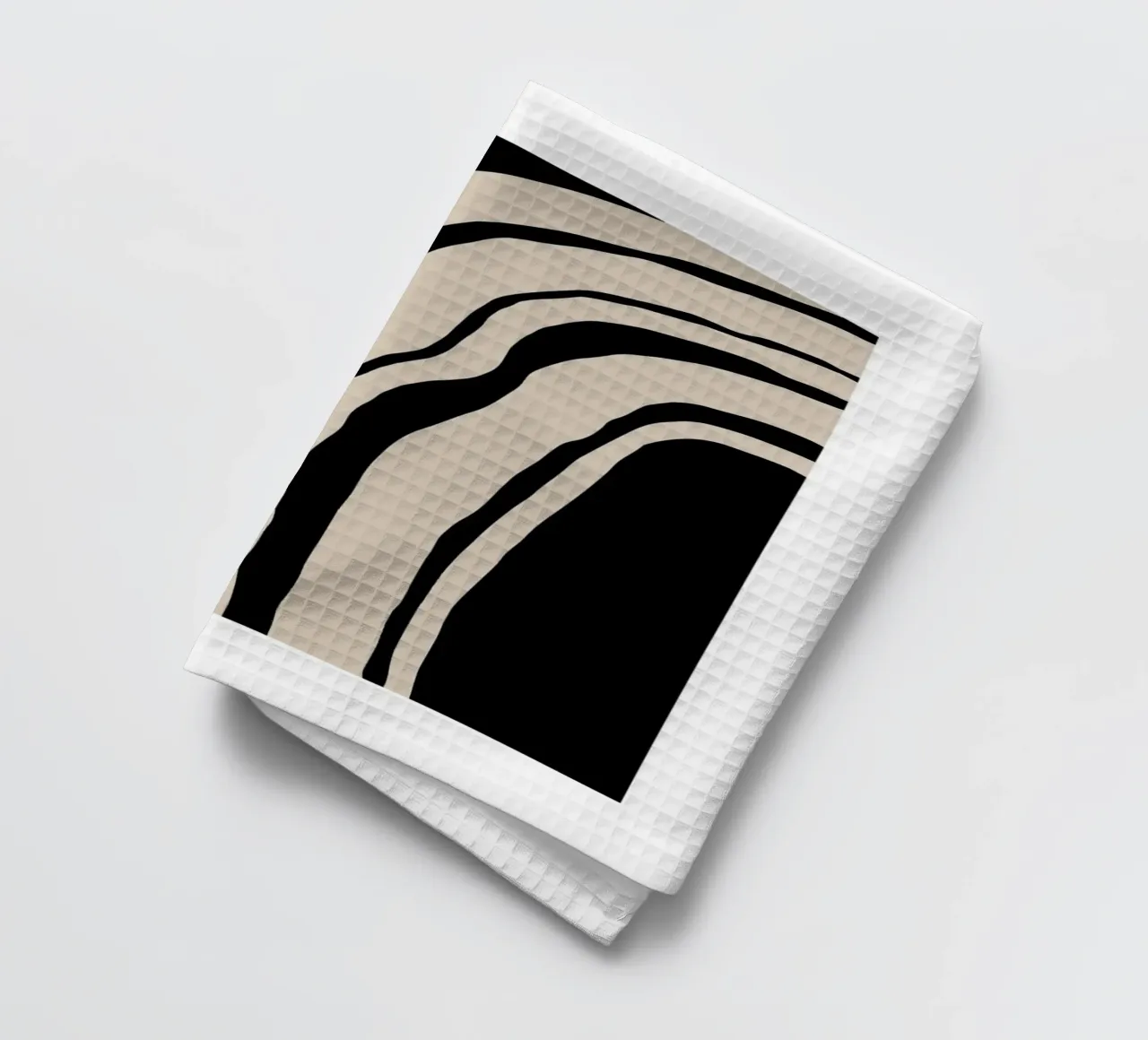 Abstract Lines Contour Wall Art 1 canovaccio da cucina da vintageshop