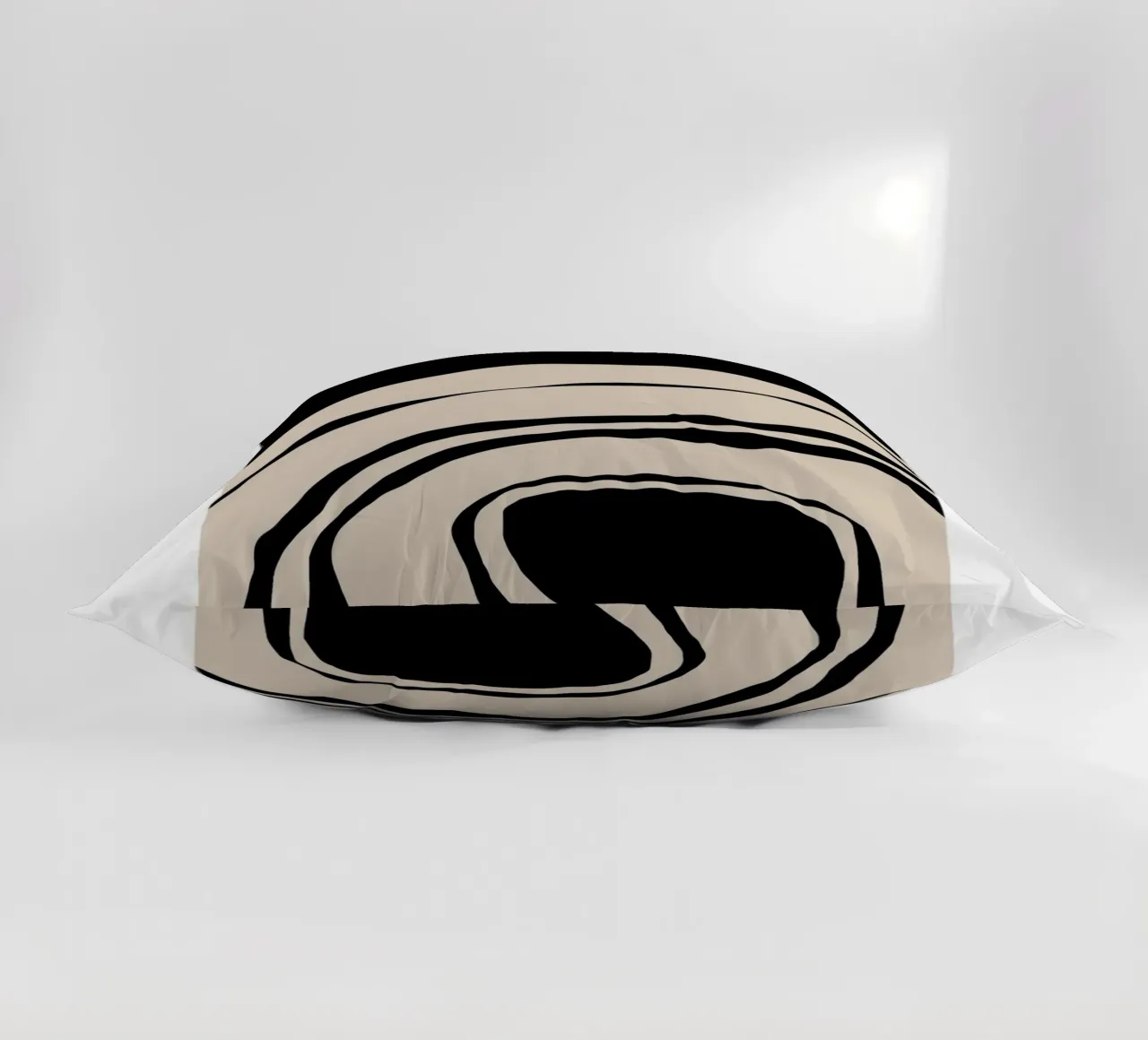 Abstract Lines Contour Wall Art 2 cuscino da vintageshop