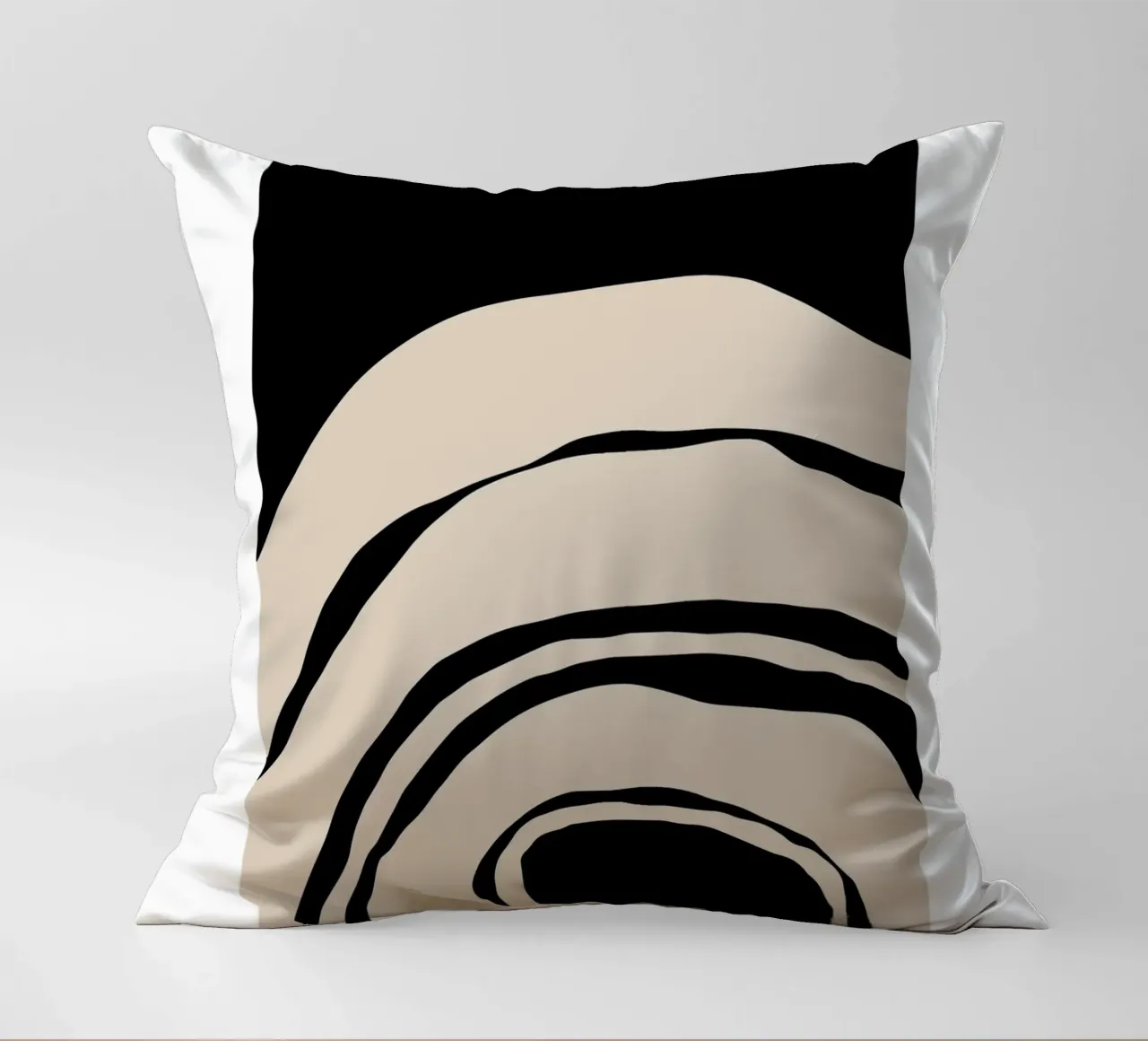 Abstract Lines Contour Wall Art 2 cuscino da vintageshop