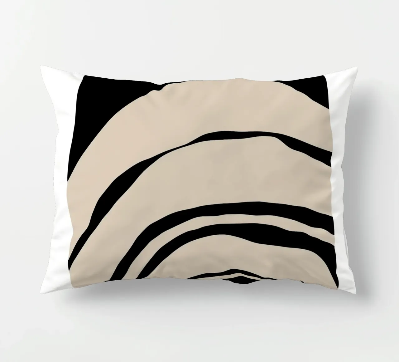 Abstract Lines Contour Wall Art 2 cuscino da vintageshop
