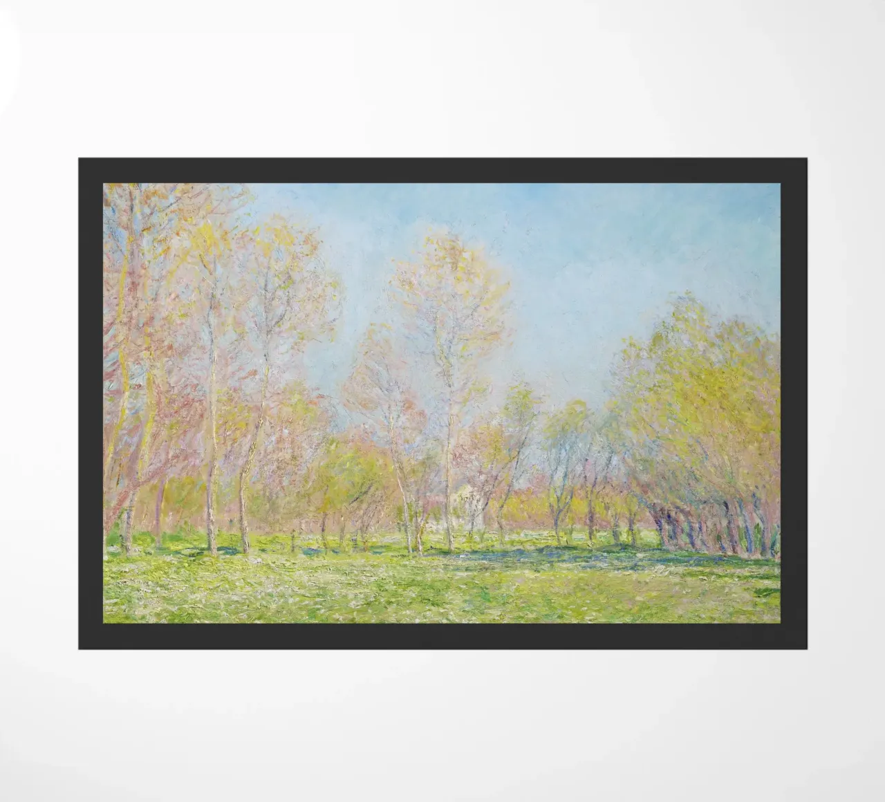 Primavera a Giverny (1890) di Claude Monet zerbino da Art History