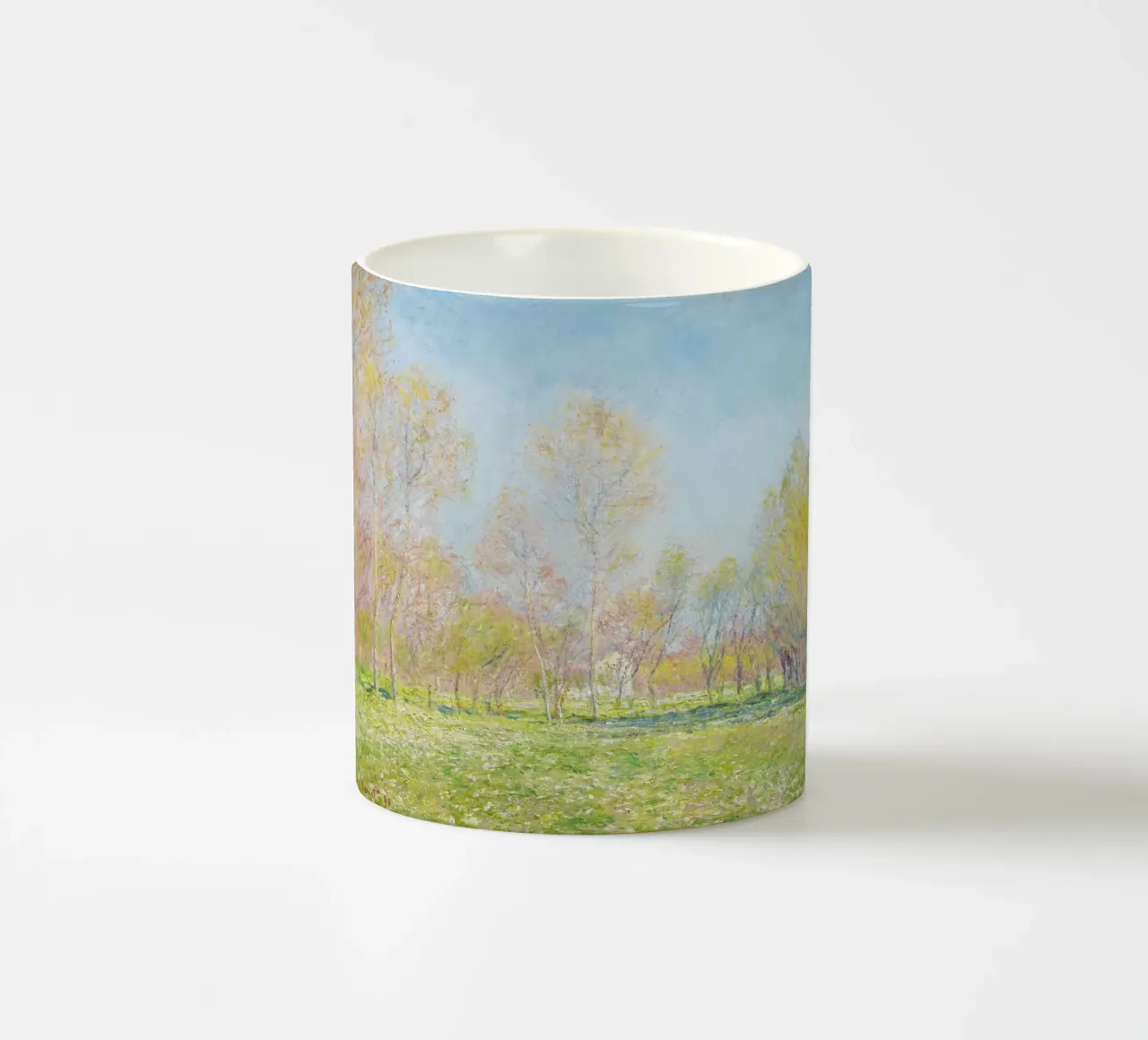 Primavera a Giverny (1890) di Claude Monet tazza in ceramica da Art History