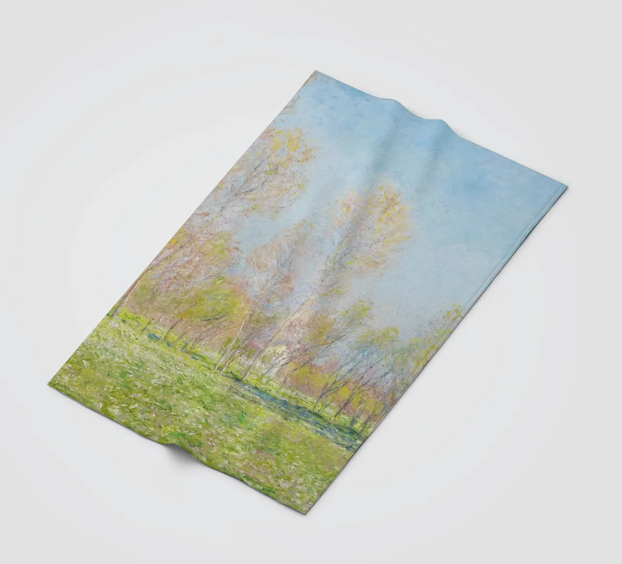 Primavera a Giverny (1890) di Claude Monet coperta in pile da Art History