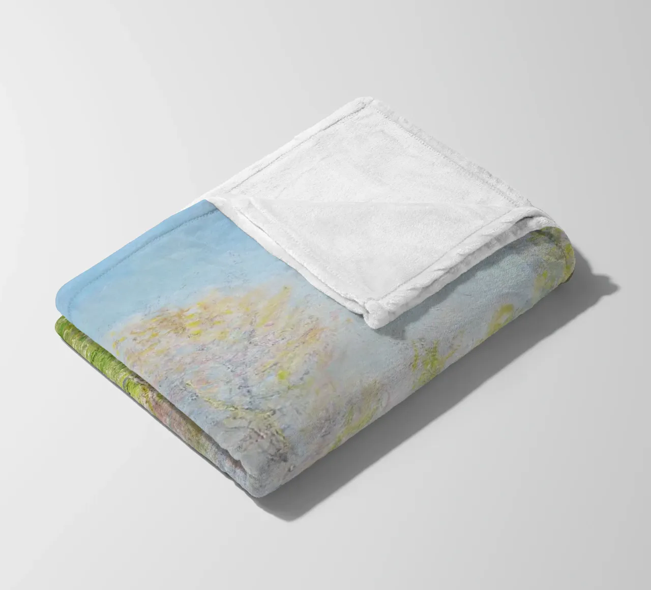 Primavera a Giverny (1890) di Claude Monet coperta in pile da Art History
