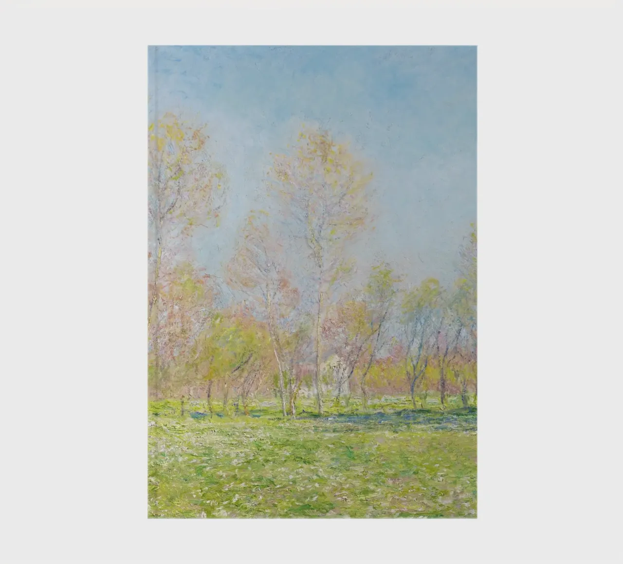 Spring in Giverny (1890) by Claude Monet notebook by Art History