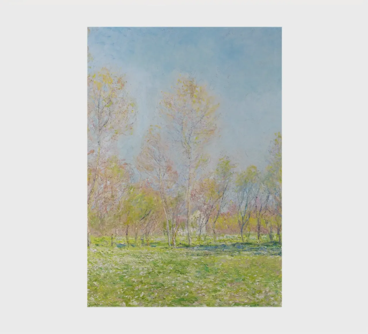 Spring in Giverny (1890) by Claude Monet notebook by Art History